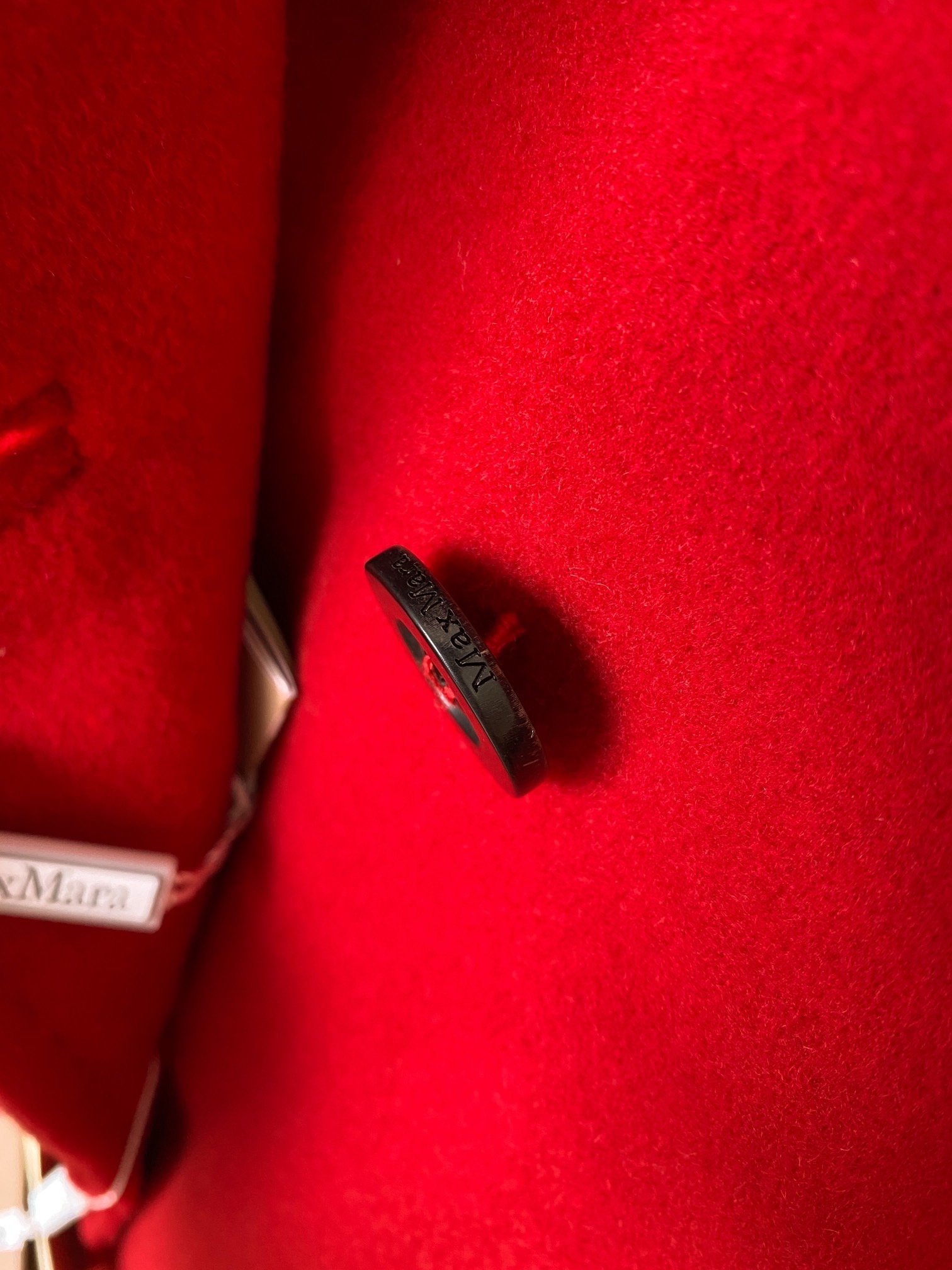 Пальто женское в стиле Max Mara Anne-Marie Beretta красного цвета