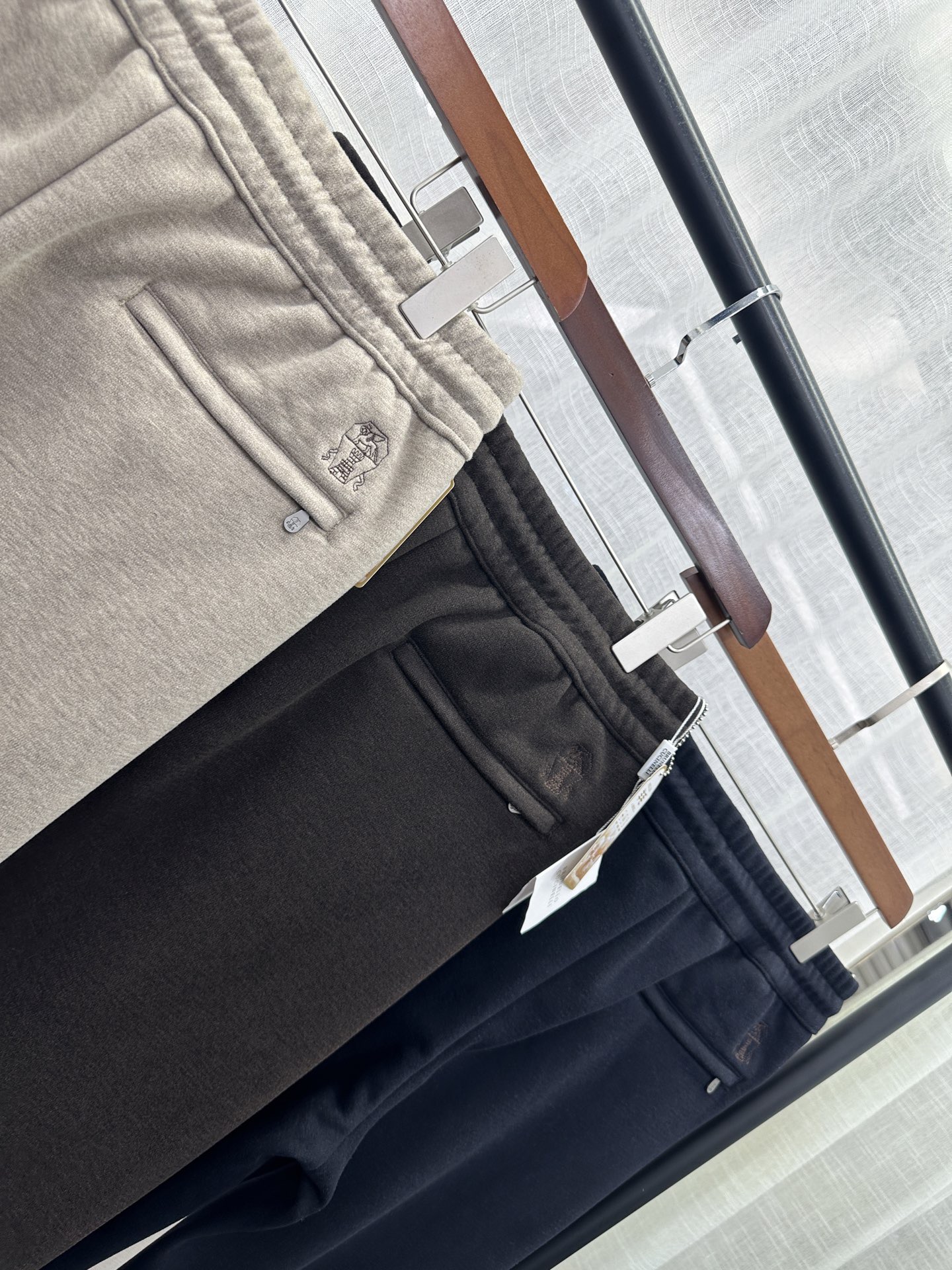 Брюки мужские в стиле Brunello Cucinelli  с утеплённой подкладкой ( 3 цвета)