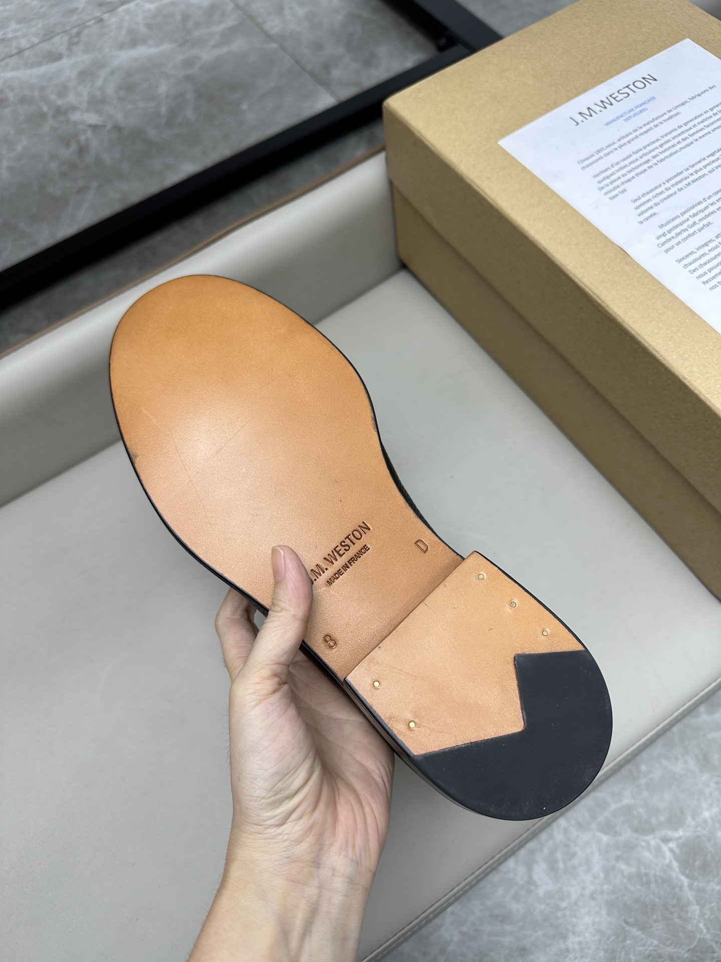 Лоферы мужские в стиле J.M. Weston черного цвета