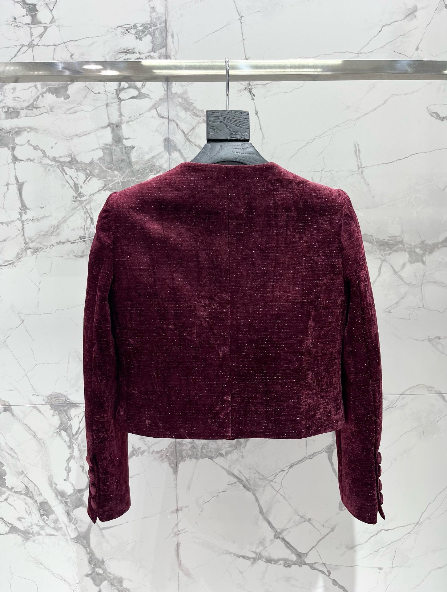 Костюм женский Saint Laurent бордового цвета