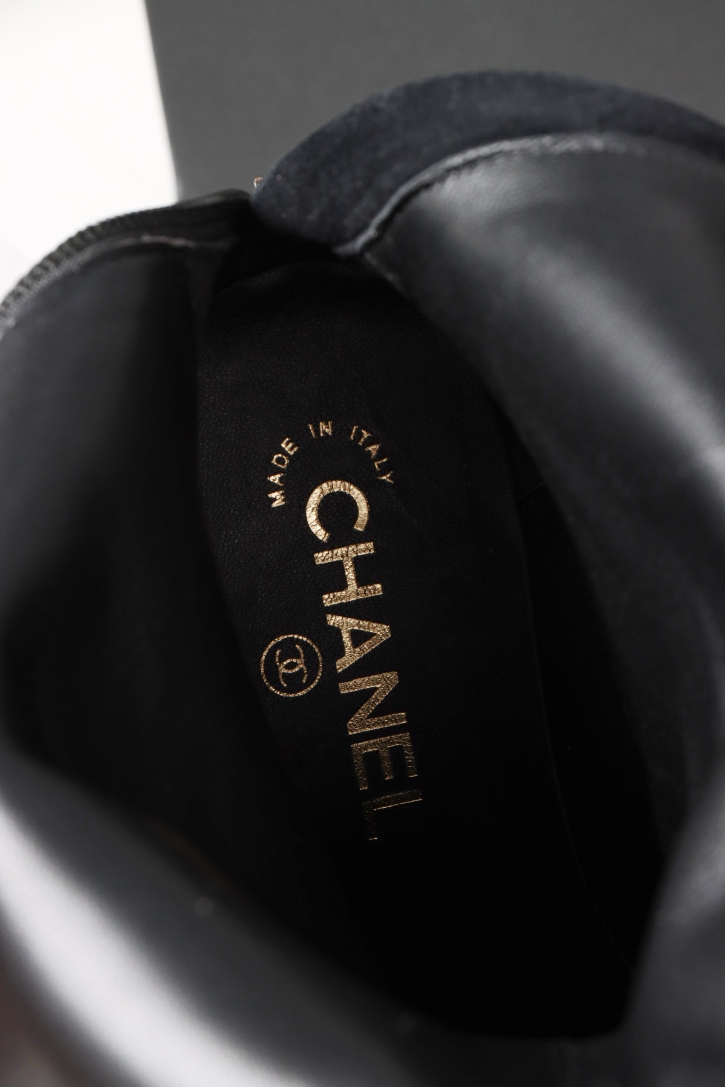 Сапоги женские Chanel Riding Boots чёрного цвета