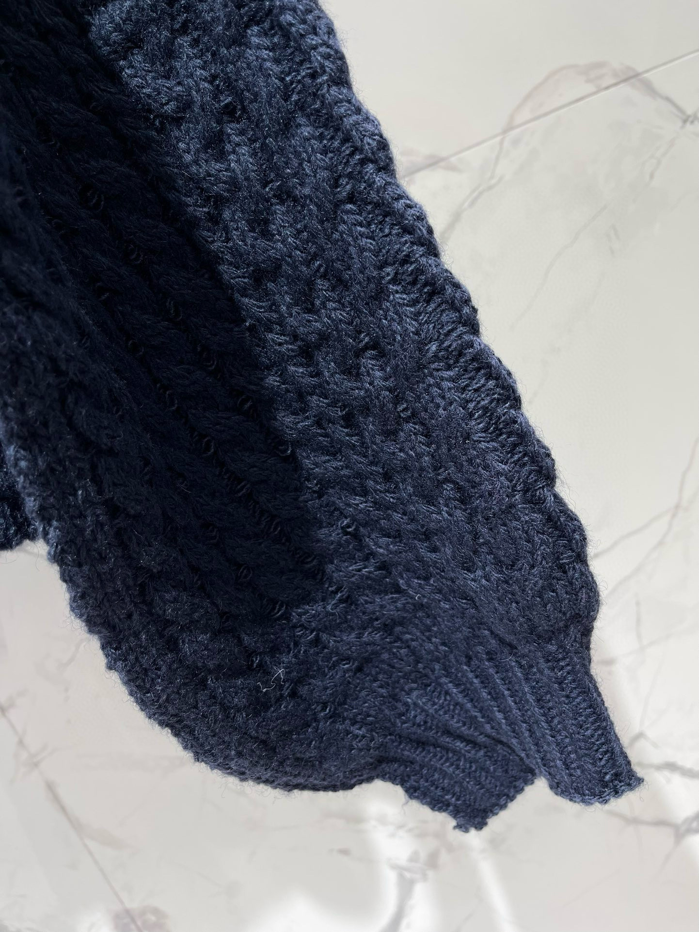 Жакет женский в стиле Vivienne Westwood из вязаного трикотажа с вышивкой звезды, тёмно-синий