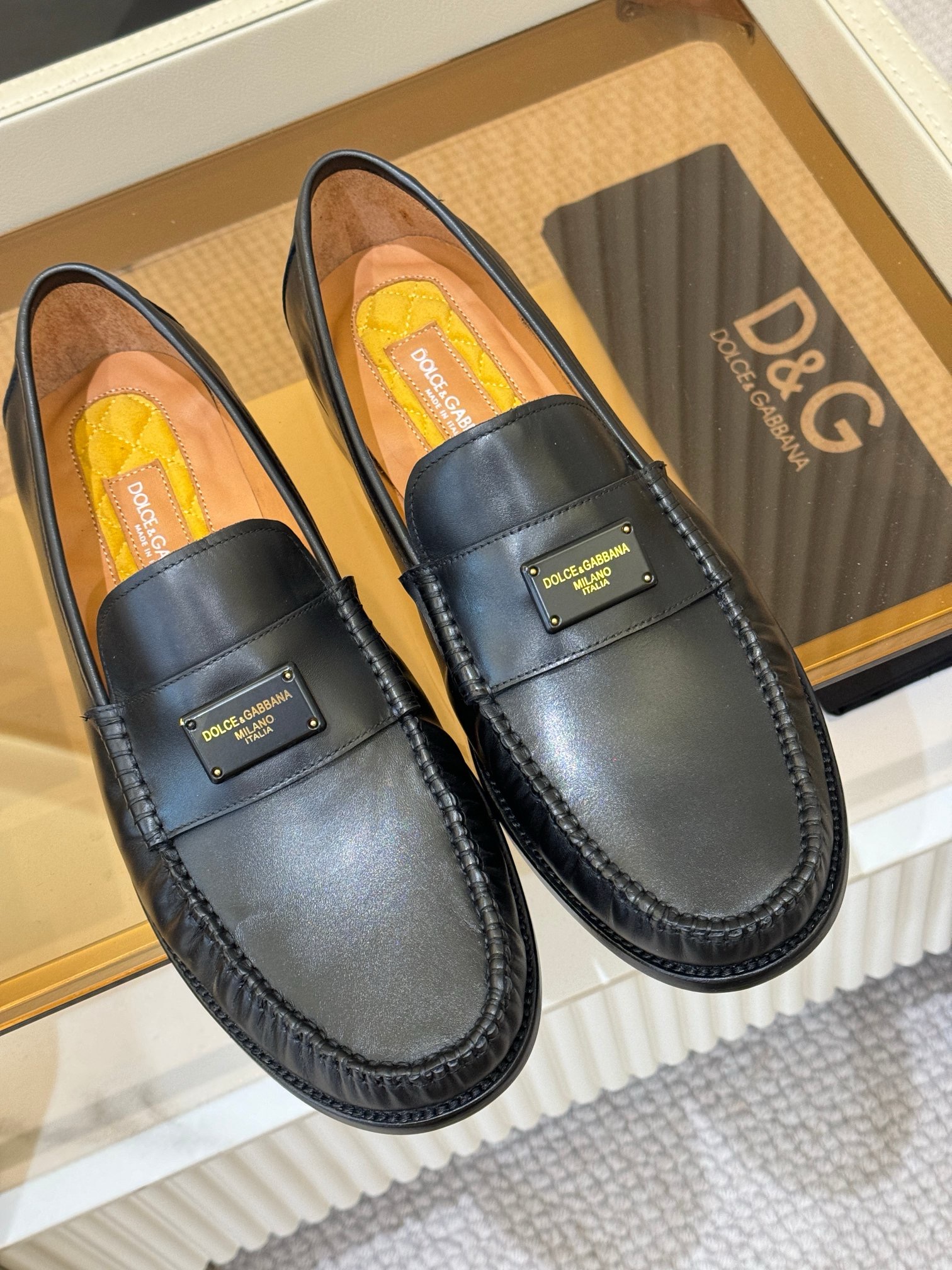 Лоферы мужские Dolce & Gabbana чёрного цвета