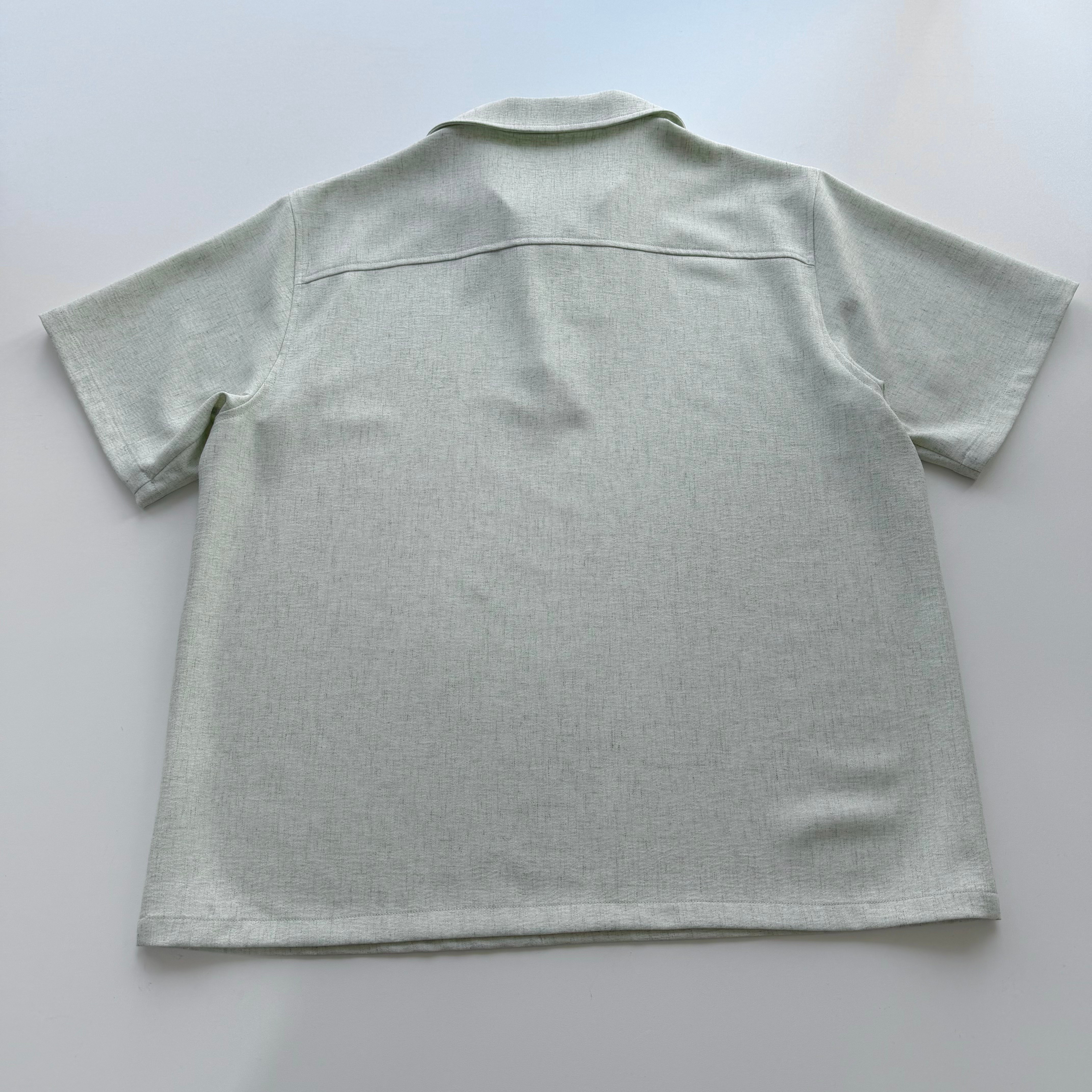 Поло мужское в стиле The Row из хлопка и льна светло-бежевого цвета