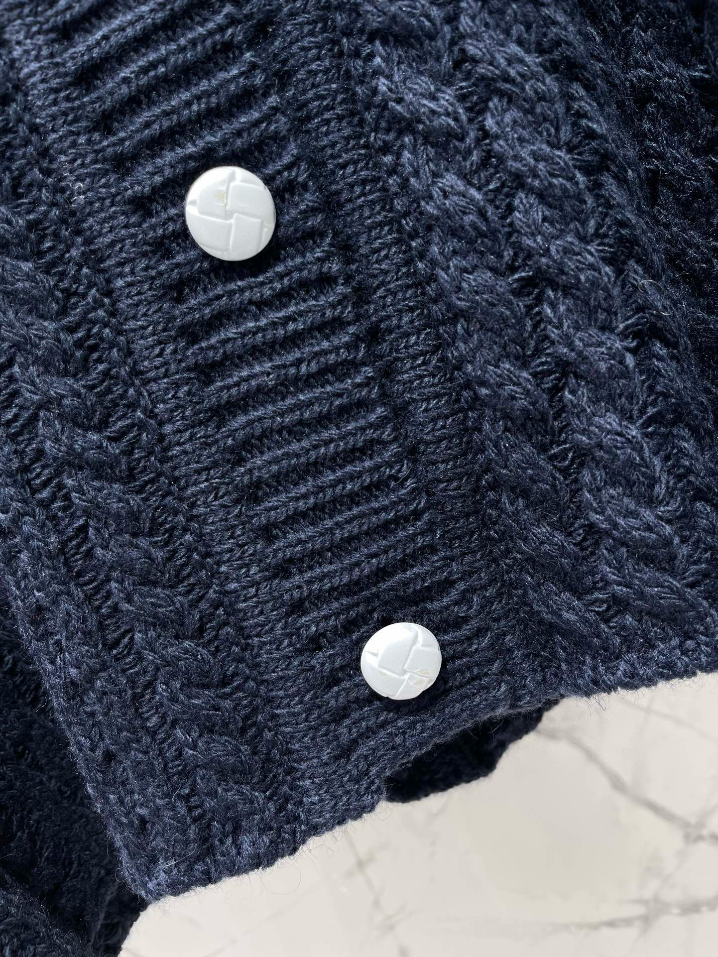 Жакет женский в стиле Vivienne Westwood из вязаного трикотажа с вышивкой звезды, тёмно-синий