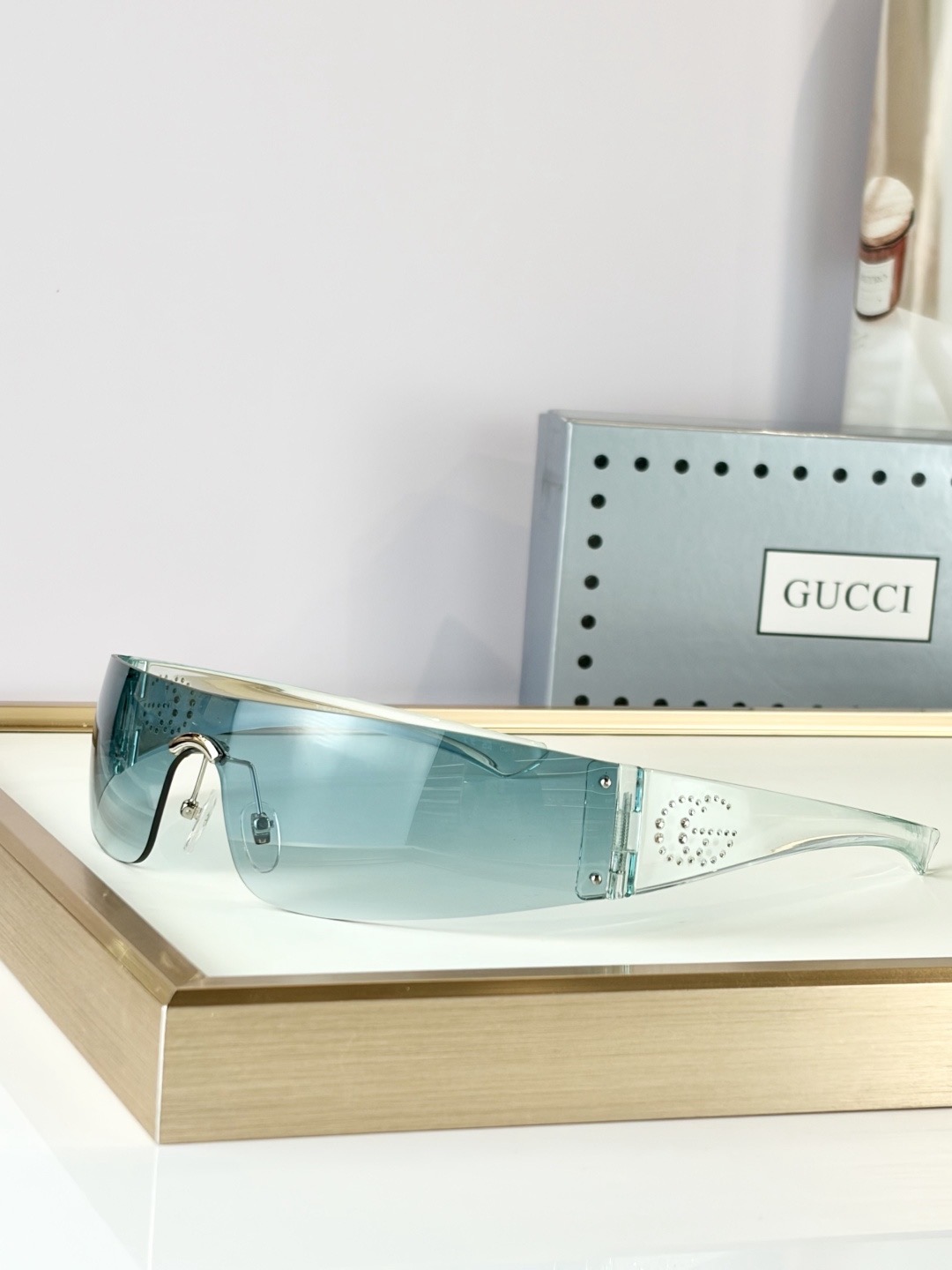 Очки солнцезащитные унисекс в стиле Gucci oversize