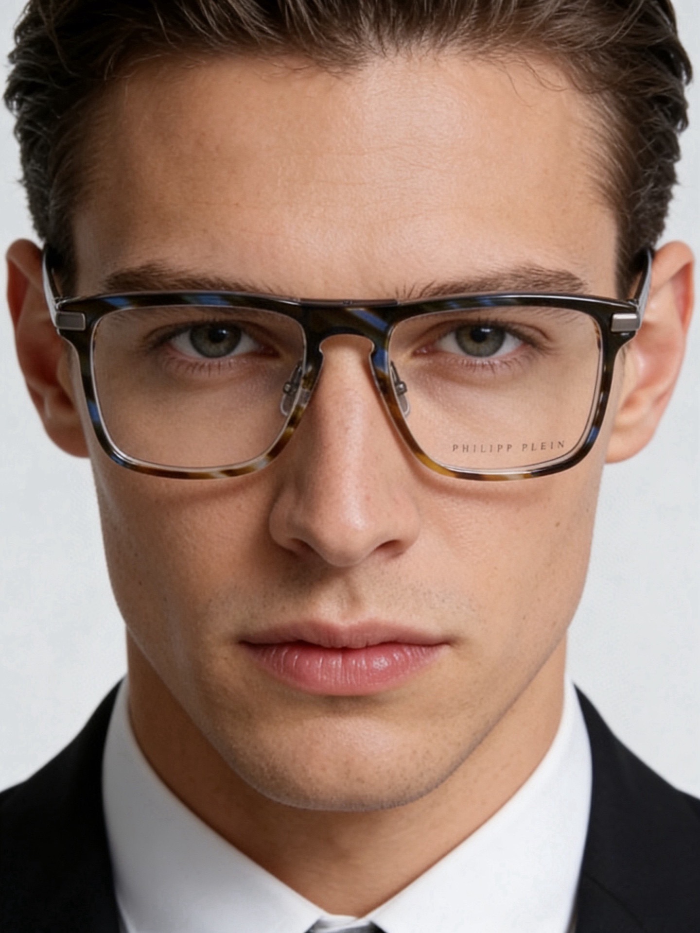 Очки мужские в стиле Philipp Plein VPP019M