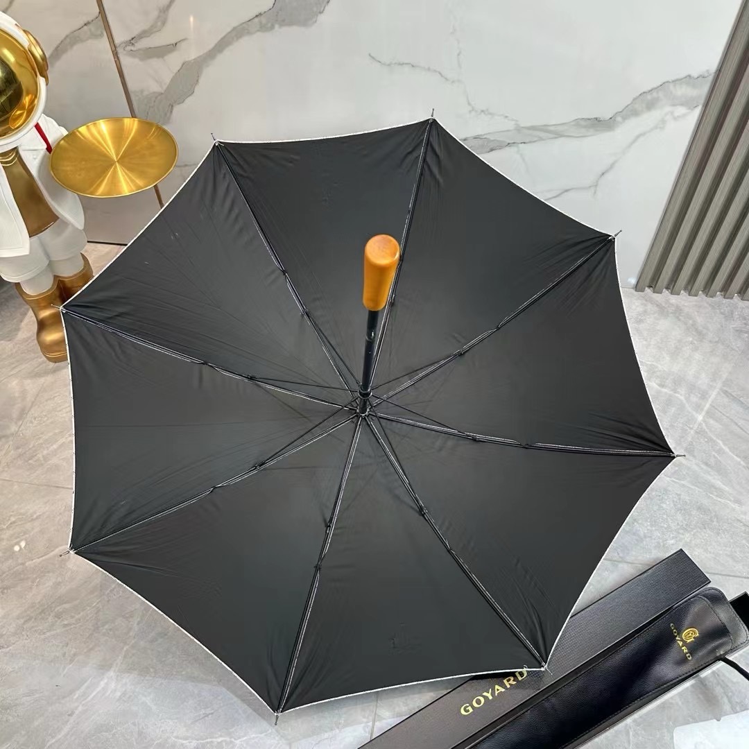 Зонт Goyard с деревянной ручкой