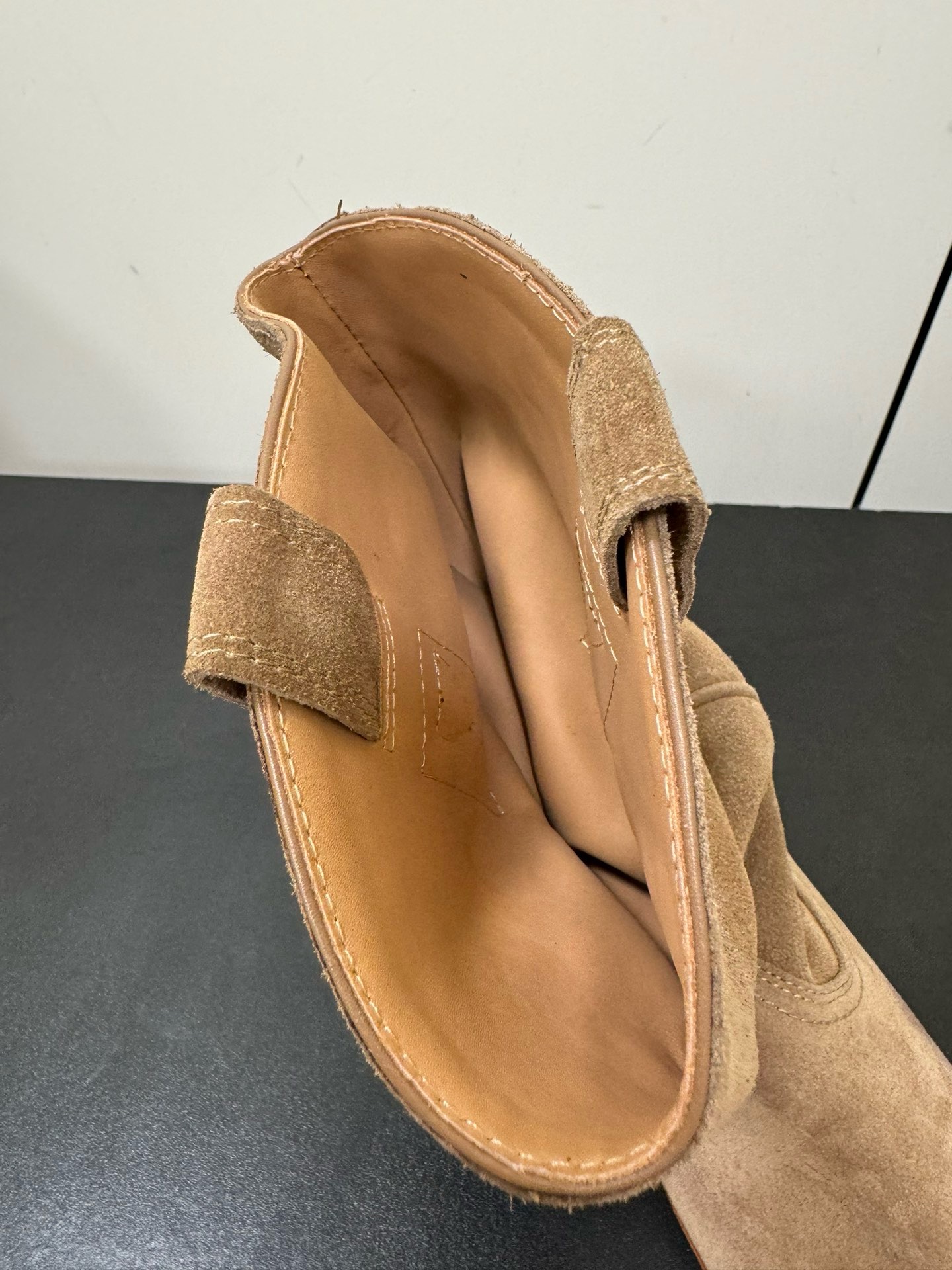 Сапоги женские MM6 Maison Margiela Western бежевого цвета