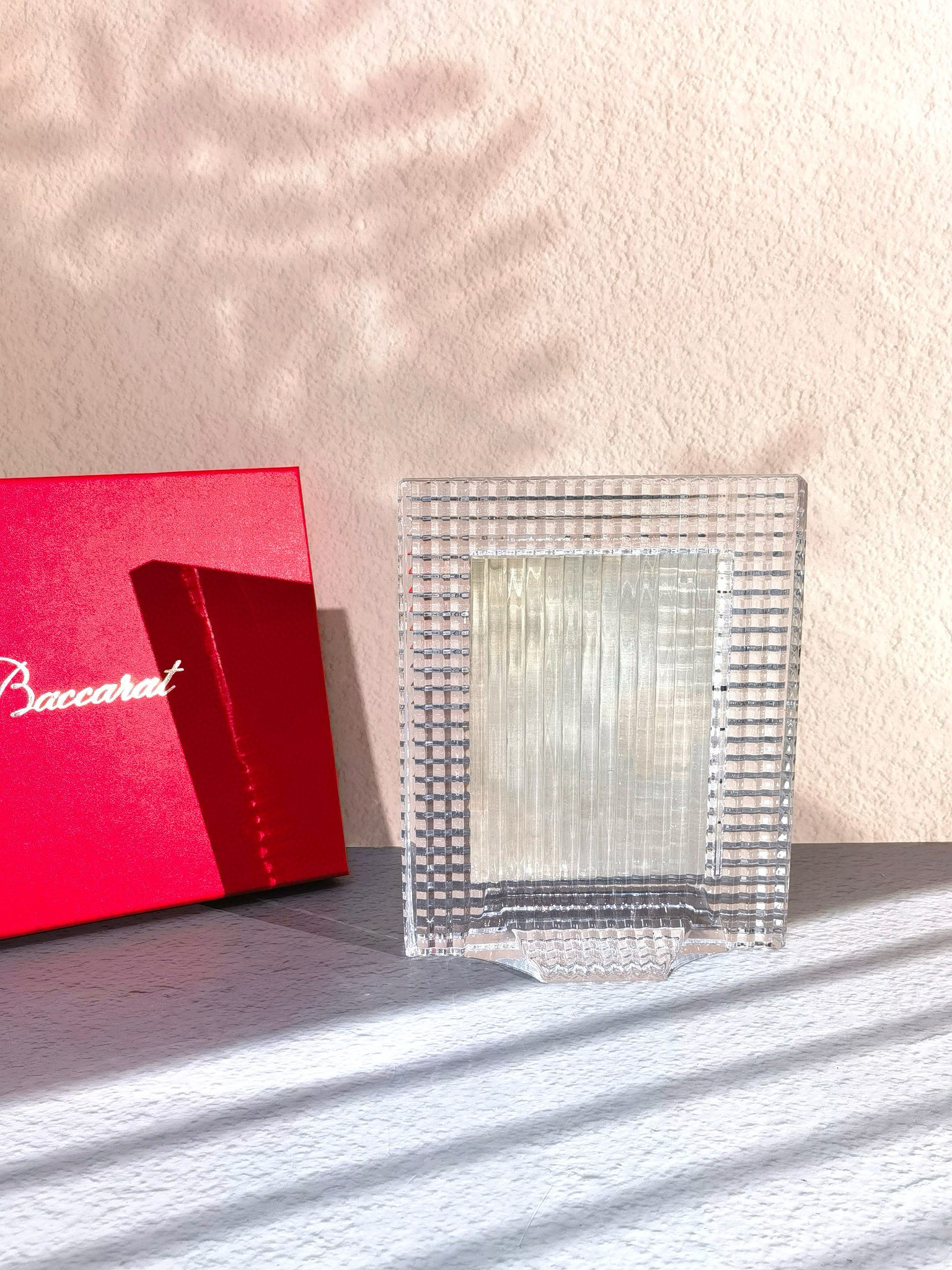 Хрустальная фоторамка в стиле Baccarat Brilliant Series, прозрачная