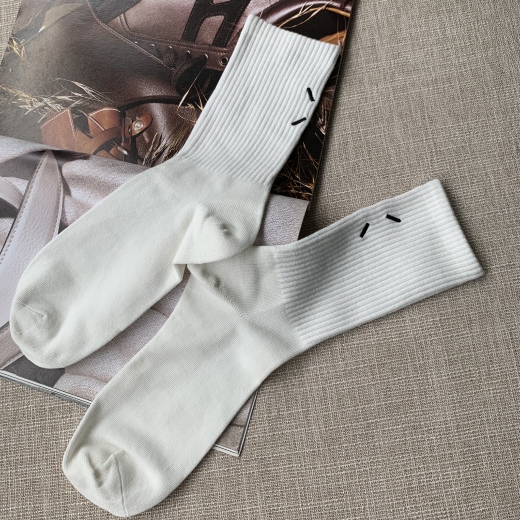Носки унисекс в стиле Maison Margiela  (набор 6 пар)