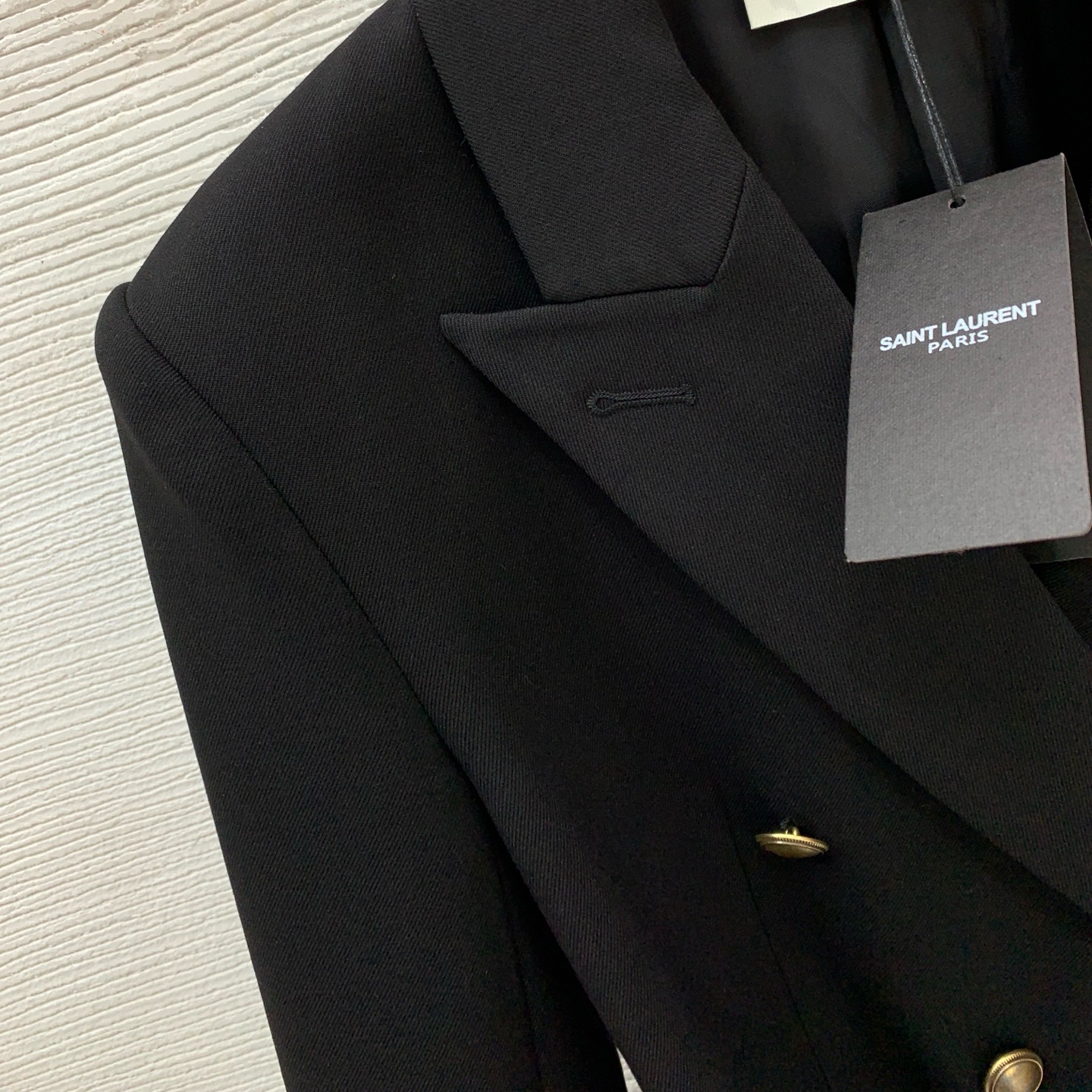 Пиджак женский Saint Laurent чёрного цвета
