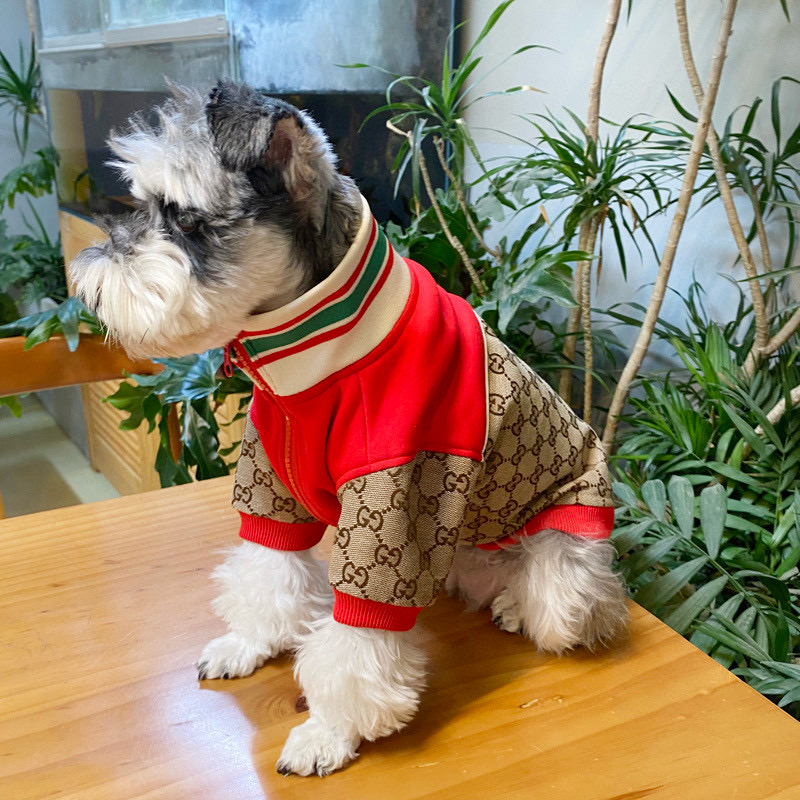 Кофта для собак в стиле Gucci Apple Monogram