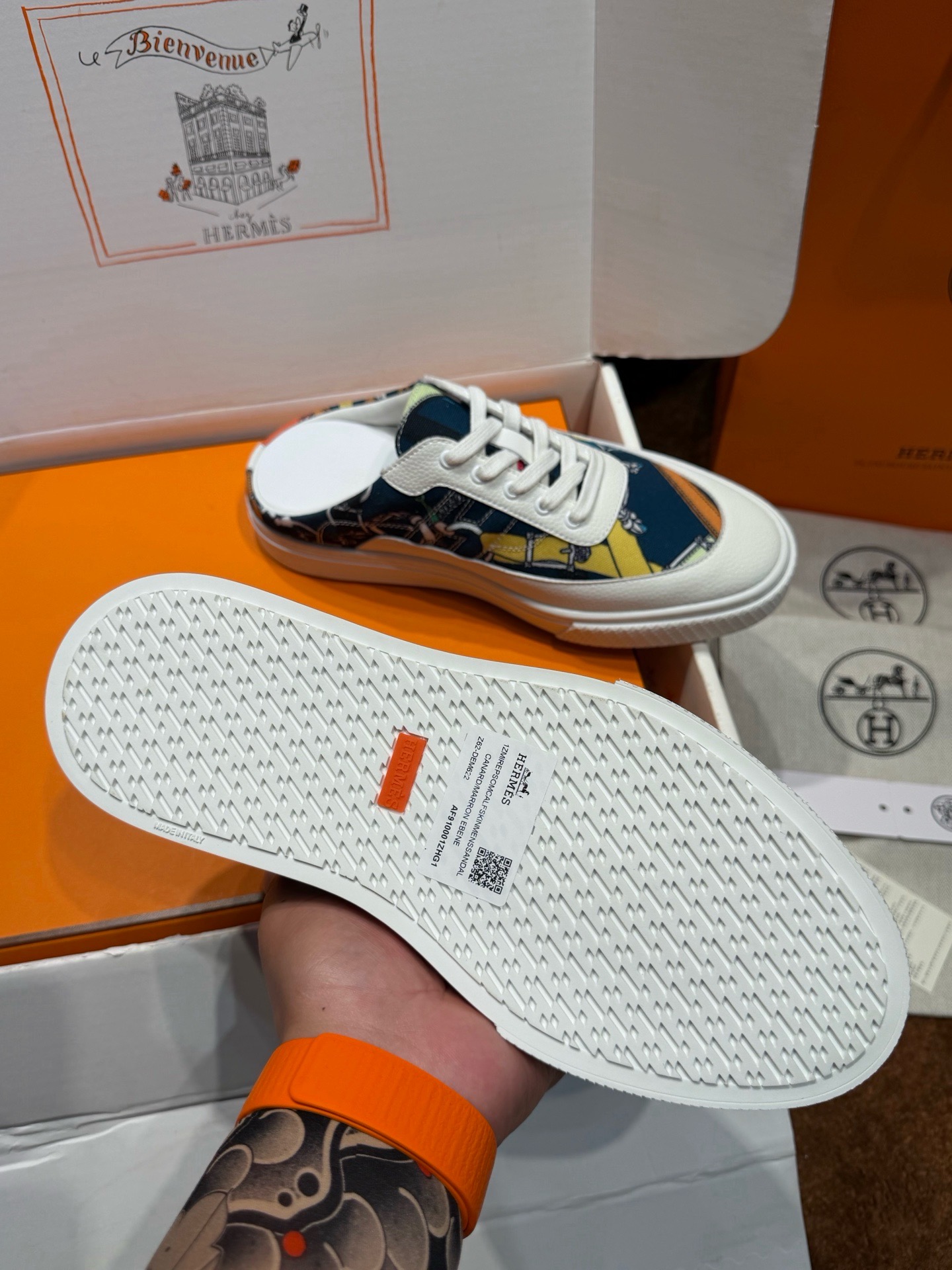 Кроссовки мужские Hermès Bouncing мультиколор