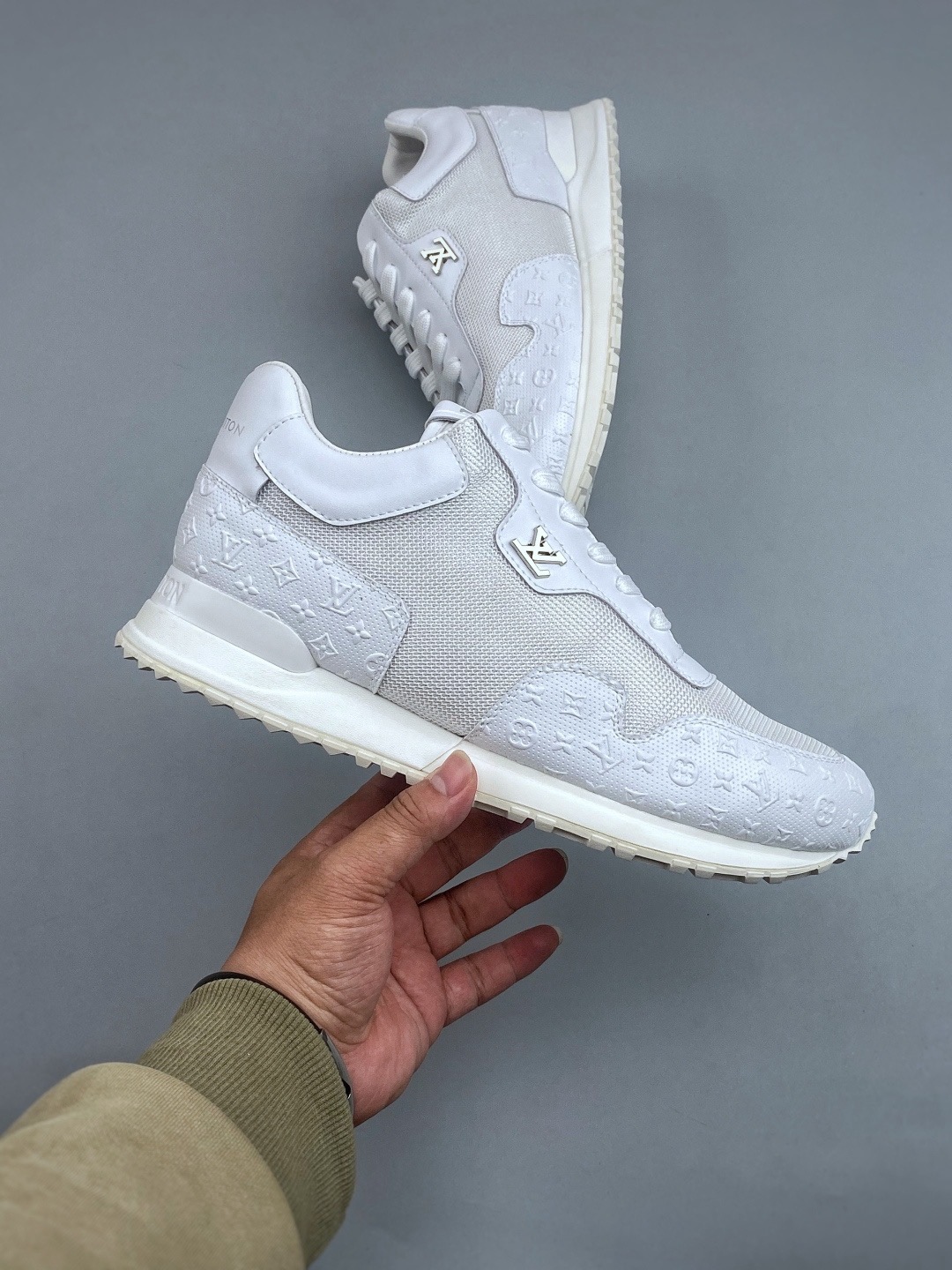 Кроссовки мужские в стиле Louis Vuitton Archlight белого цвета