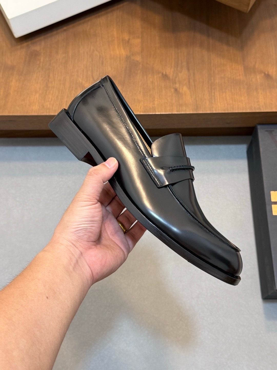 Лоферы мужские Zegna Lace черного цвета