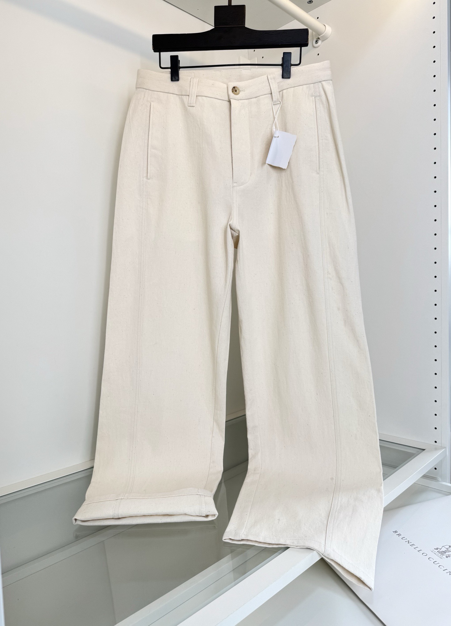 Брюки мужские в стиле Brunello Cucinelli и бежевого цвета