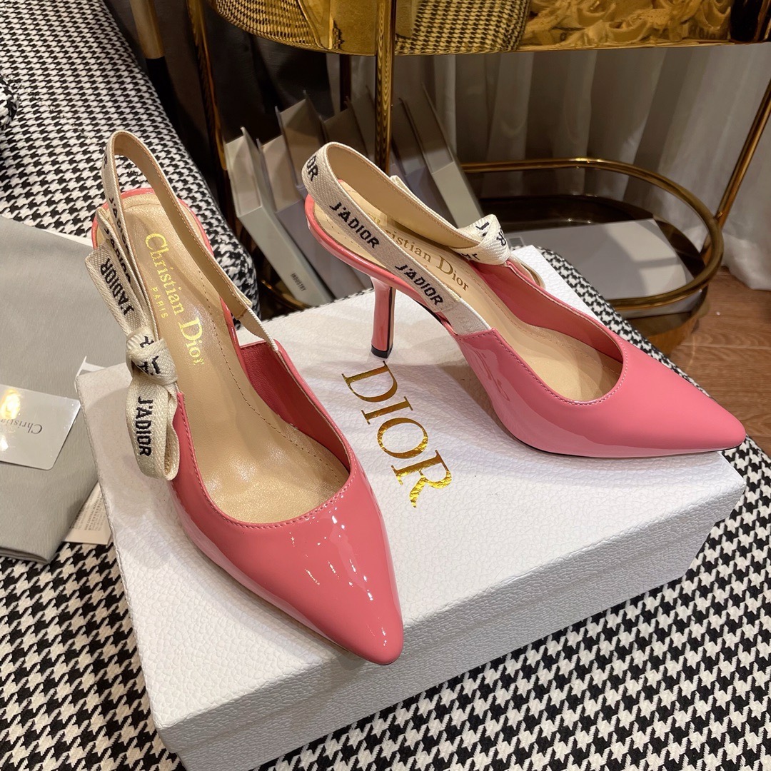 Туфли женские Dior J’Adior розового цвета