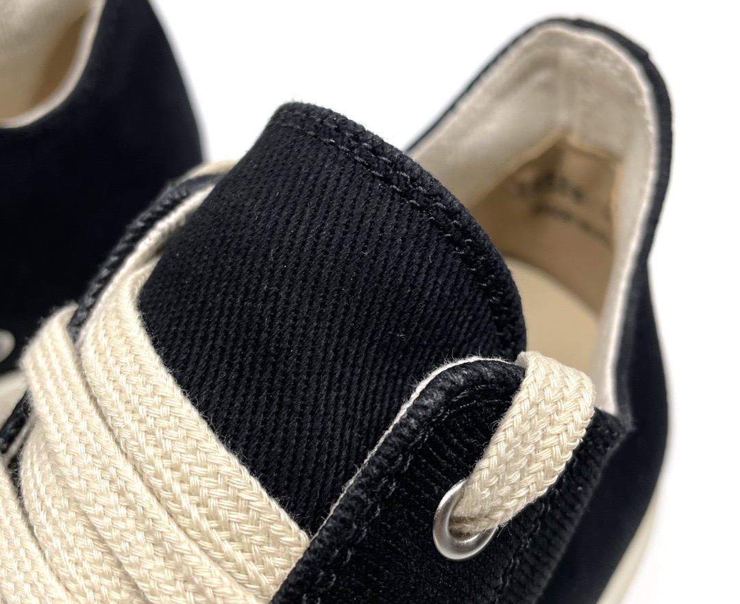 Кроссовки унисекс в стиле Rick Owens DRKSHDW 23SS черного цвета 