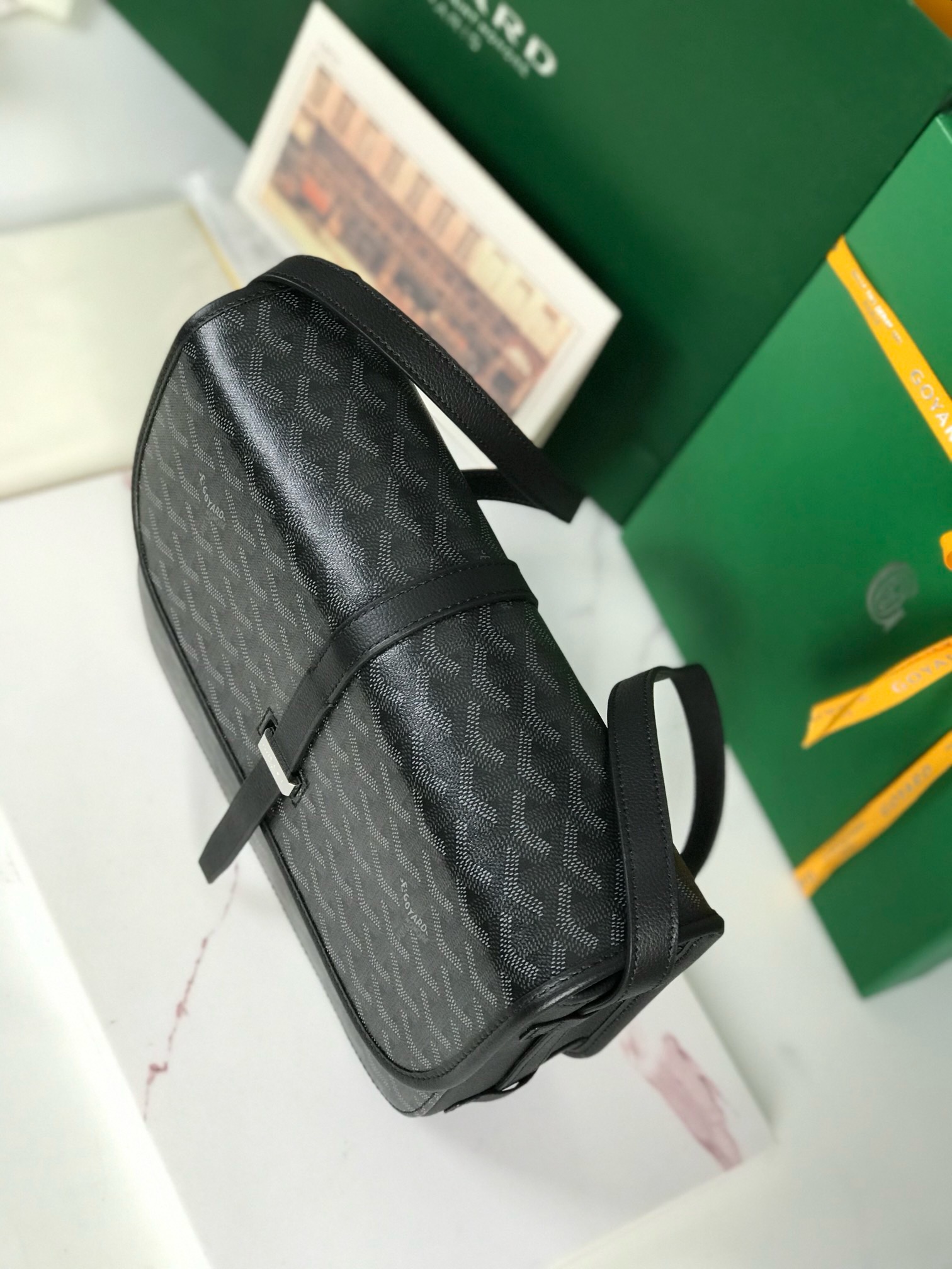 Сумка женская Goyard Belvédère II чёрного цвета