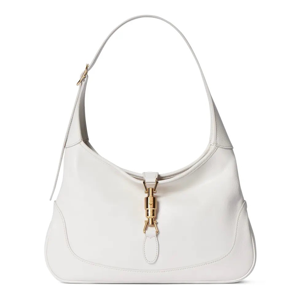 Сумка женская Gucci Jackie 1961 белого цвета