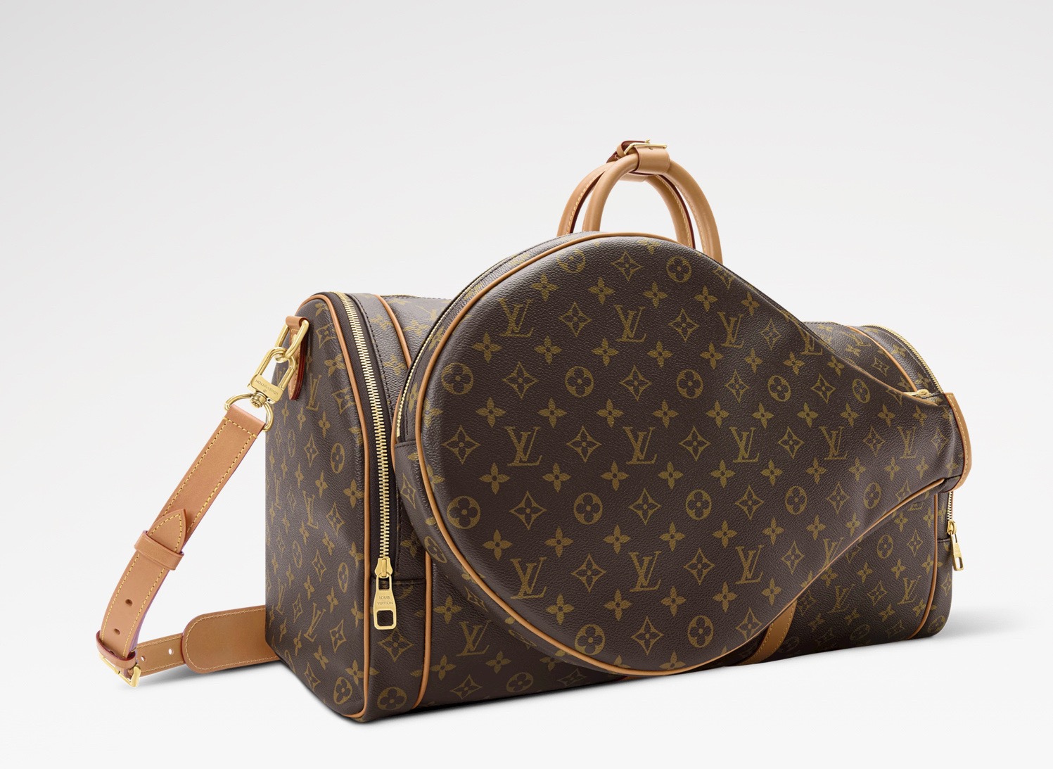  Сумка дорожная мужская Louis Vuitton Keepall Tennis 50 коричневого цвета