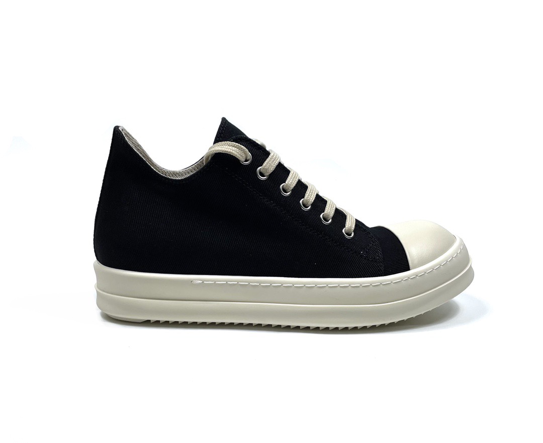 Кроссовки унисекс в стиле Rick Owens DRKSHDW 23SS черного цвета 