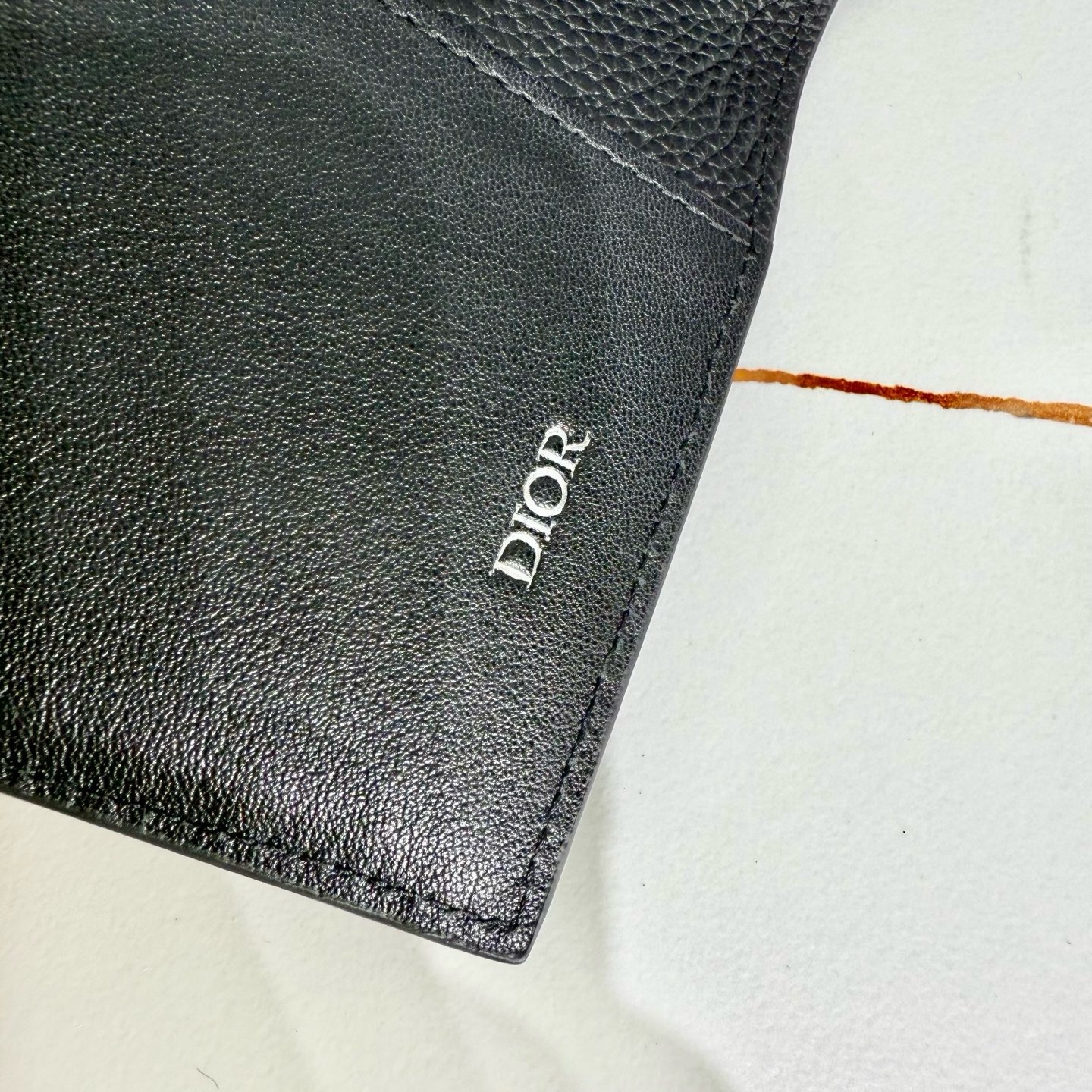 Обложка для паспорта мужская Dior чёрного цвета