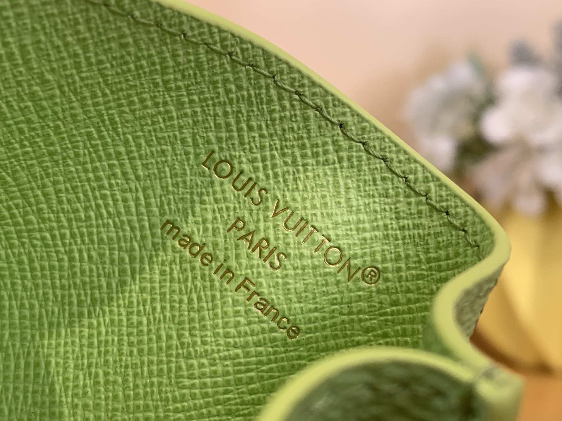 Картхолдер унисекс в стиле Louis Vuitton Double Monogram Donuts зелёного цвета