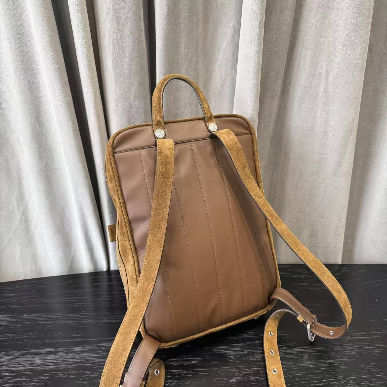 Рюкзак унисекс в стиле Acne Studios Camero коричневый