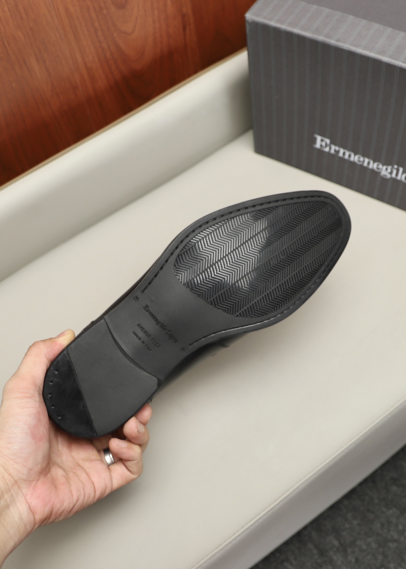 Лоферы мужские Ermenegildo Zegna чёрного цвета