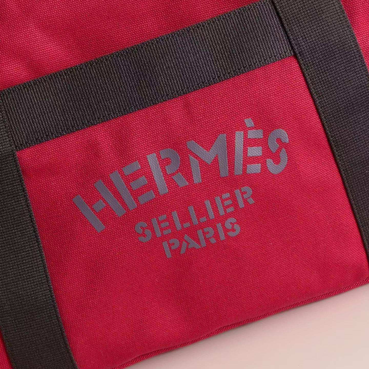 Сумка мужская дорожная Hermès Groom красного цвета