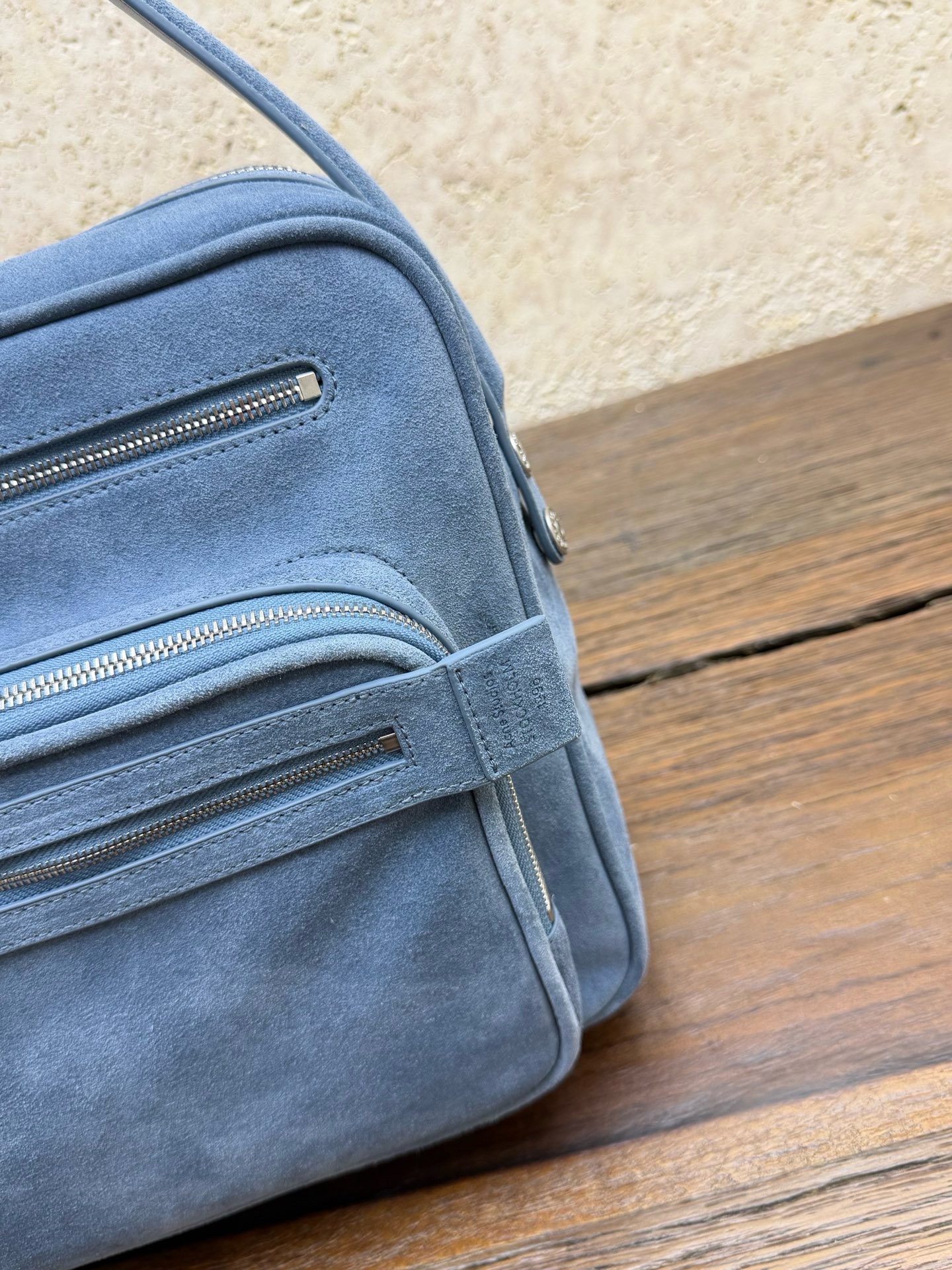 Сумка женская Acne Studios Camera Bag синего цвета