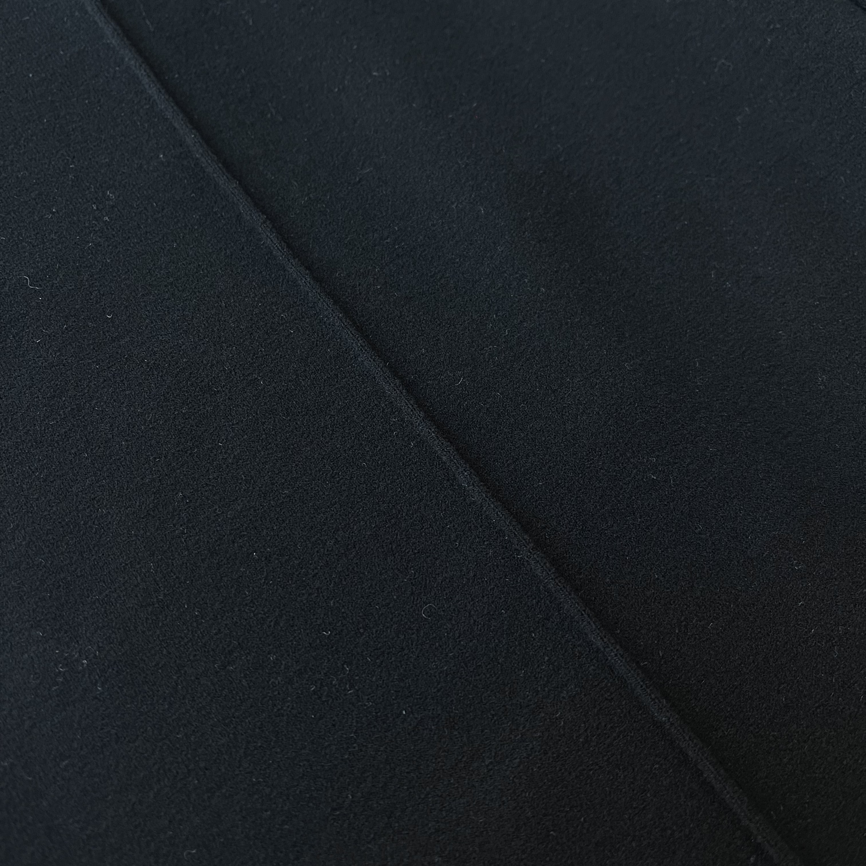 Брюки мужские в стиле Brunello Cucinelli model Straight Fit из шерстяного трикотажа чёрного цвета