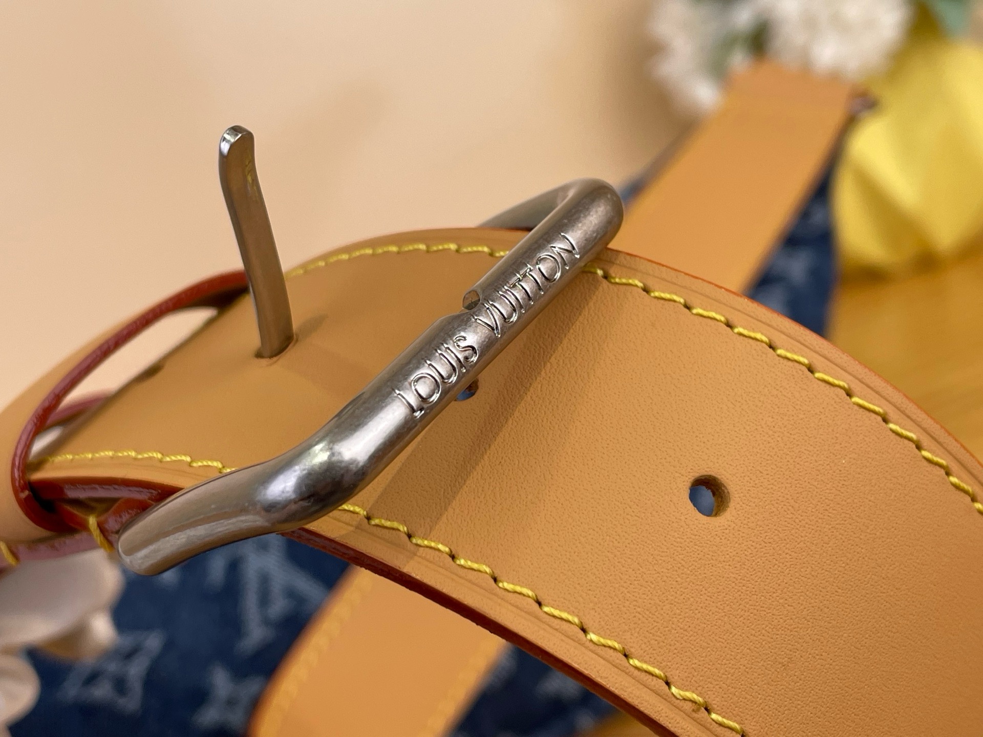 Сумка мужская Louis Vuitton Rush Bumbag синего цвета