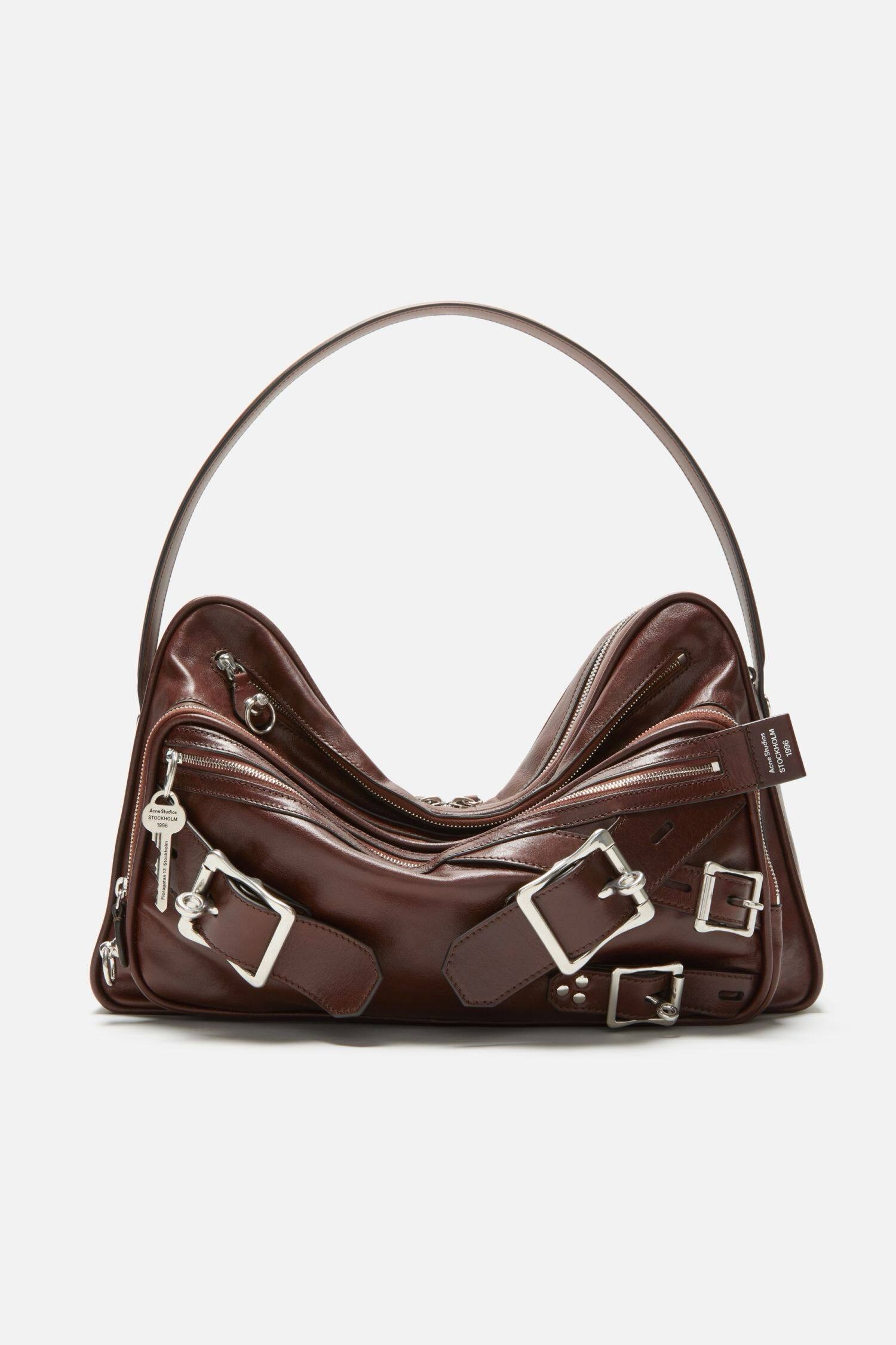 Сумка женская Acne Studios Camero коричневого цвета