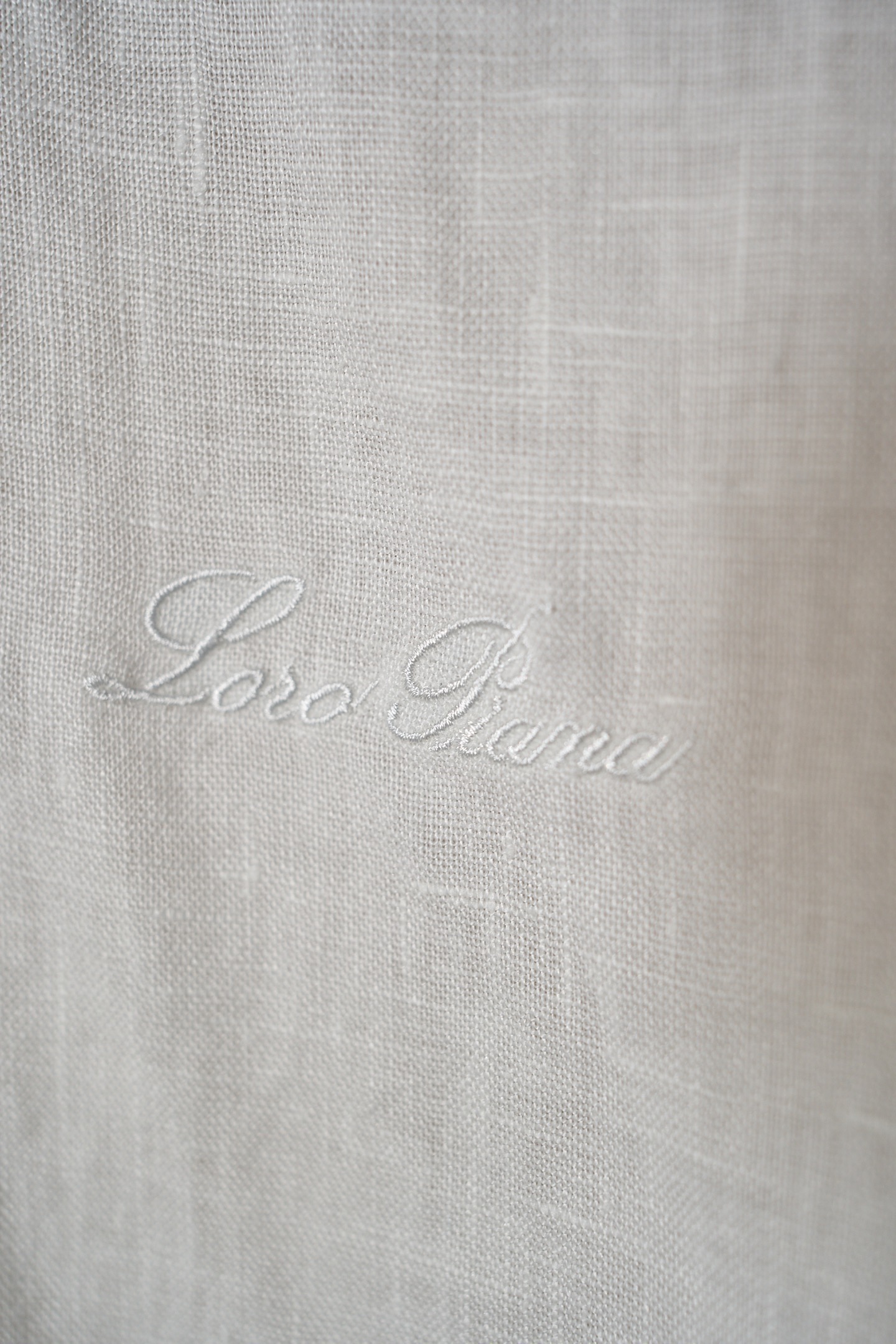 Рубашка мужская Loro Piana André белого цвета