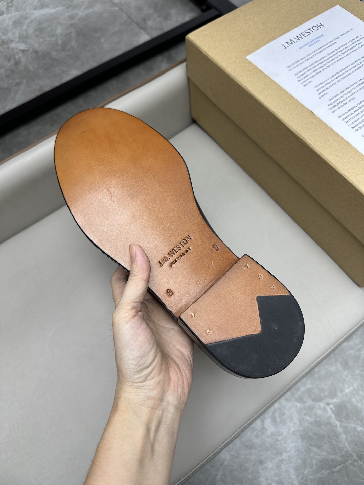 Лоферы мужские в стиле J.M. Weston черного цвета