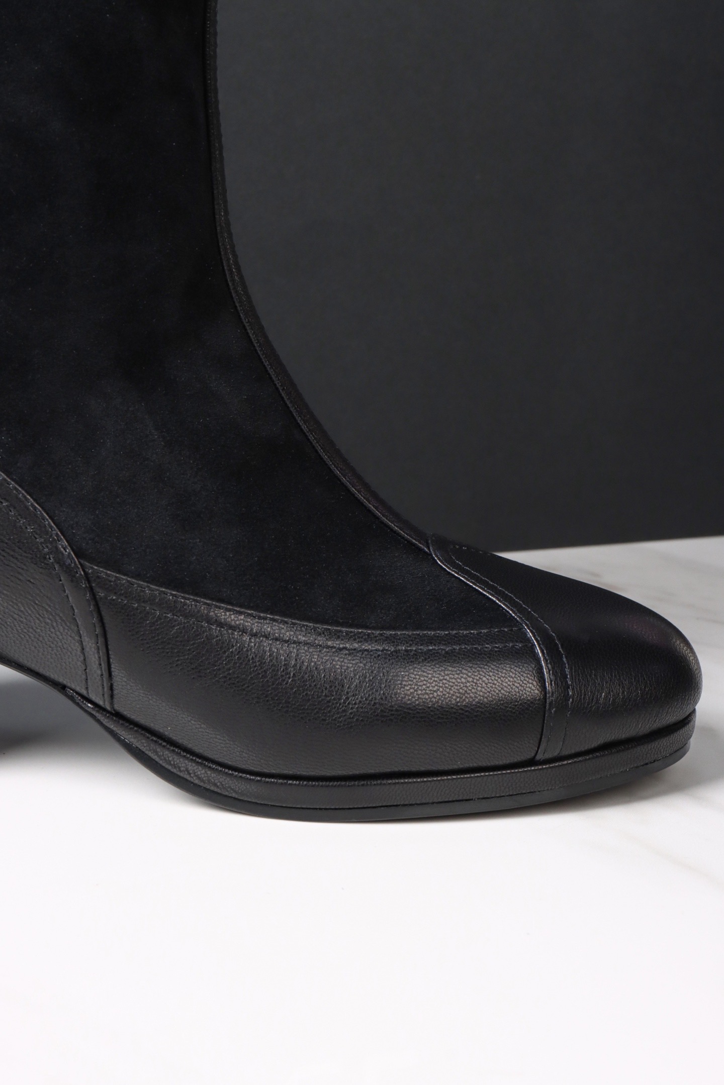 Сапоги женские Chanel Riding Boots чёрного цвета