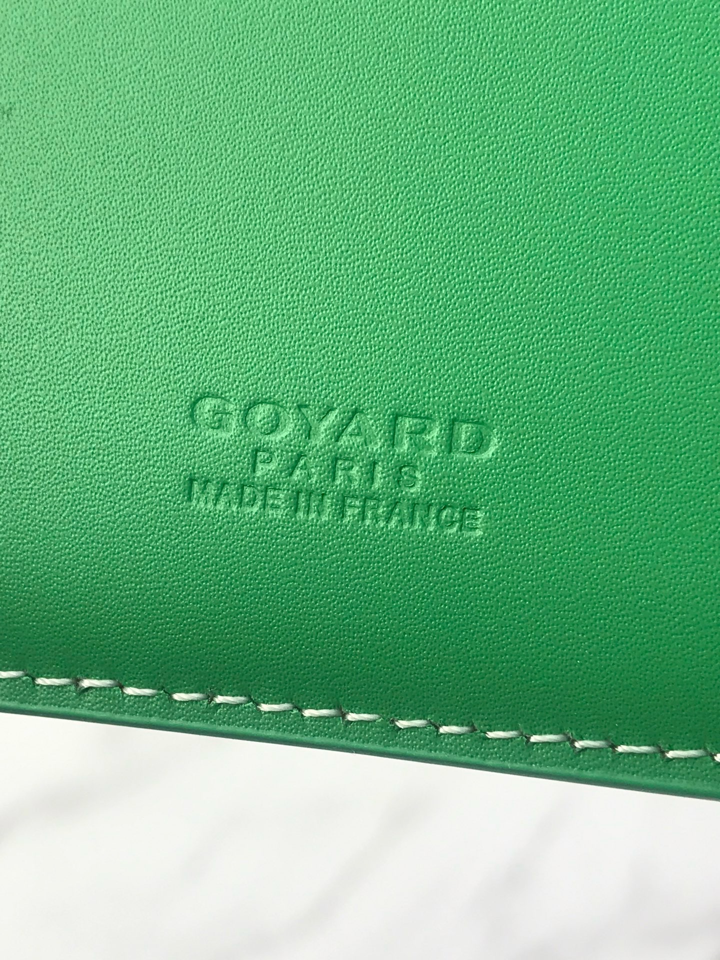 Кошелёк Goyard Saint-Gabriel Multicolour зелёного цвета