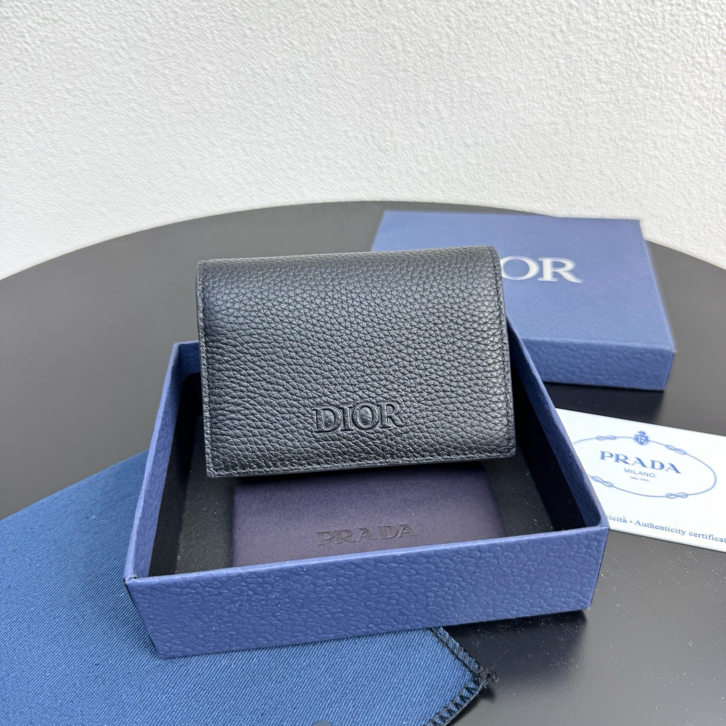 Картхолдер Dior Marcie чёрного цвета