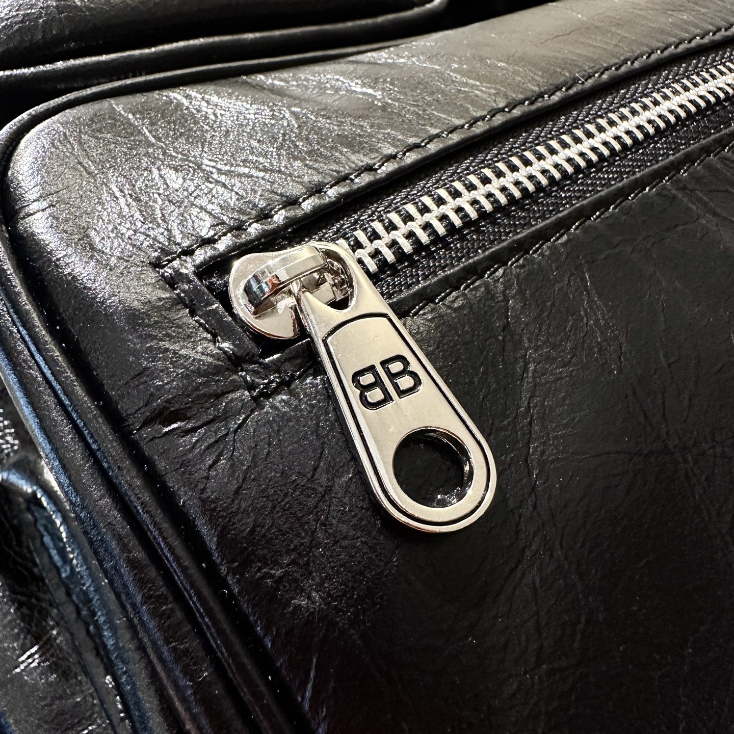 Рюкзак мужской в стиле Balenciaga Superbusy чёрного цвета