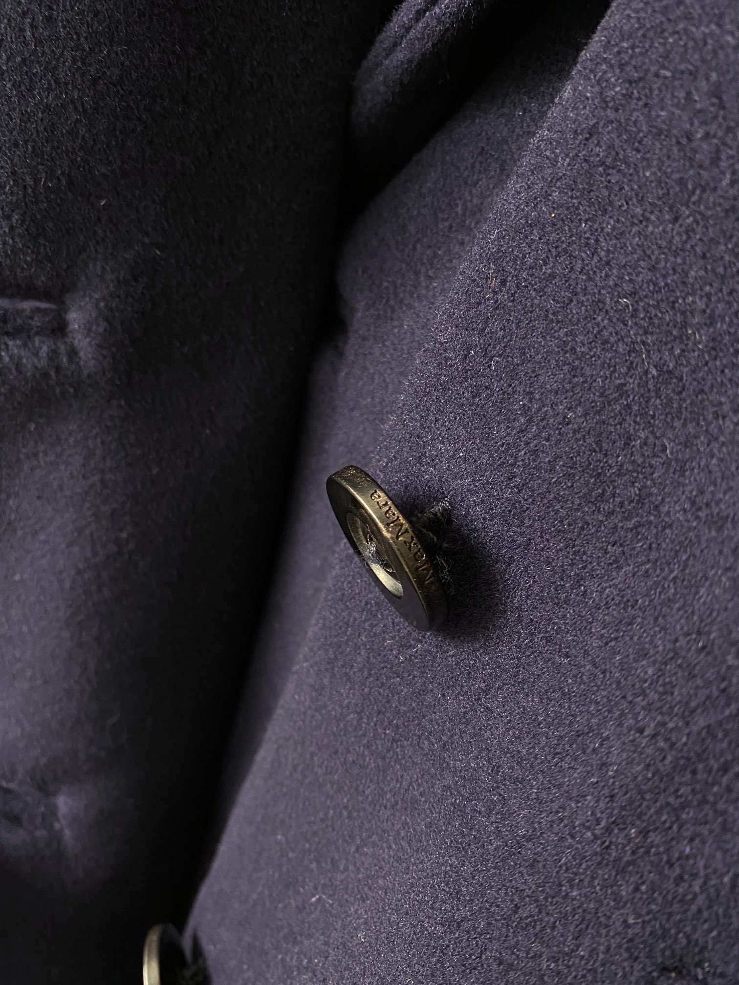 Пальто женское в стиле Max Mara Anne-Marie Beretta тёмно-синего цвета