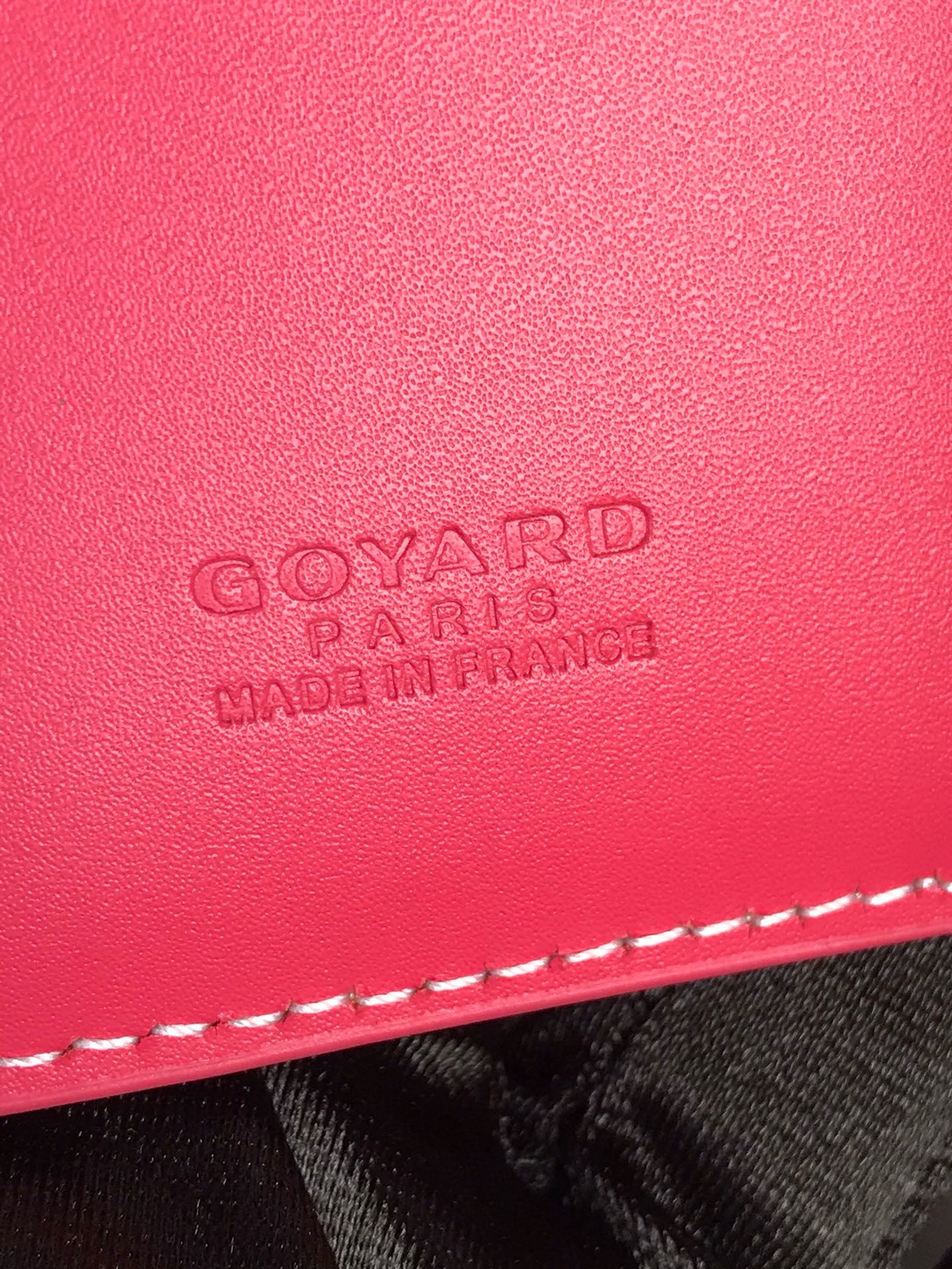 Кошелёк Goyard Saint-Gabriel красного цвета
