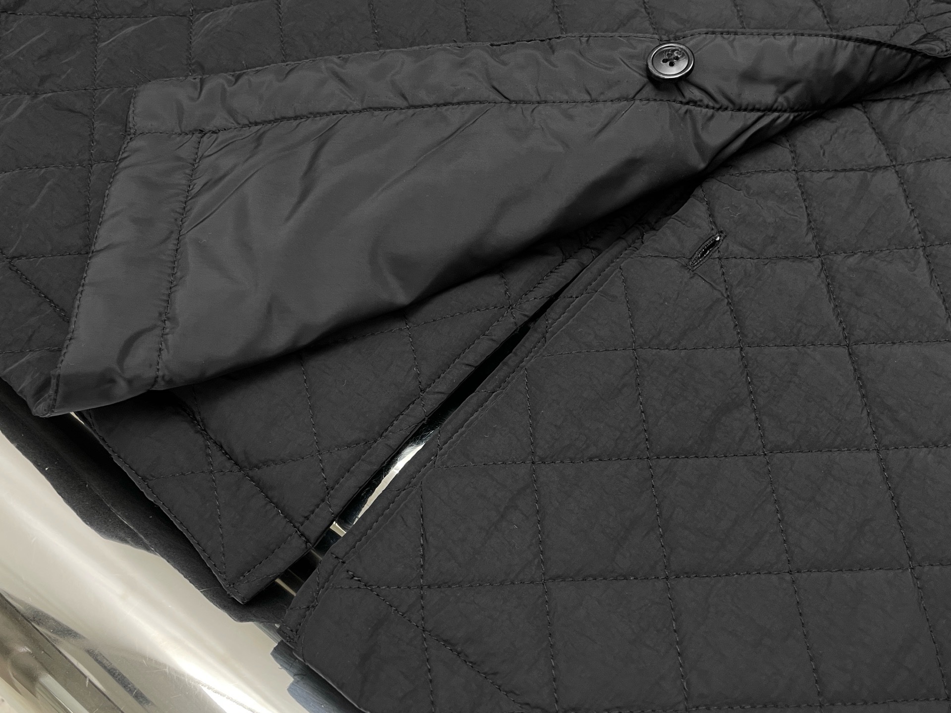 Пальто женское в стиле Max Mara чёрного цвета