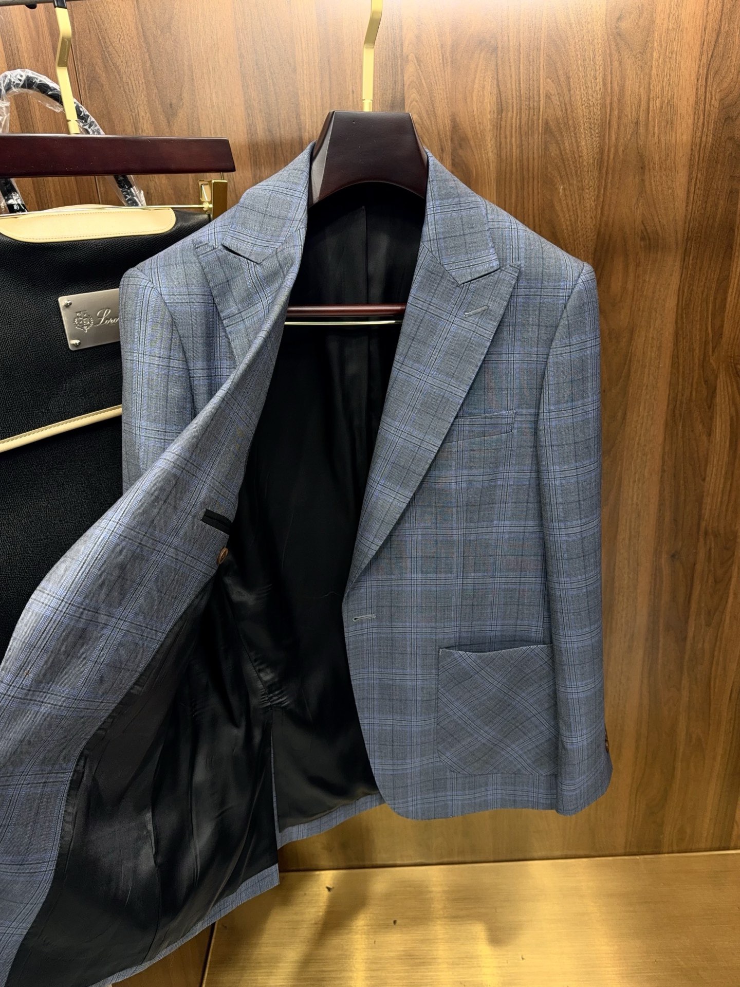 Пиджак мужской в стиле Burberry из шерсти в клетку принц Уэльский