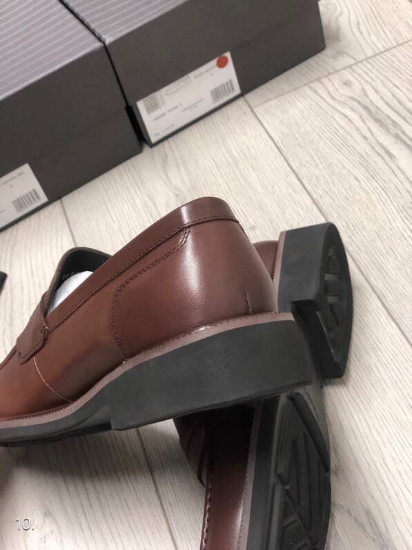 Лоферы мужские в стиле Zegna из натуральной кожи коричневого цвета