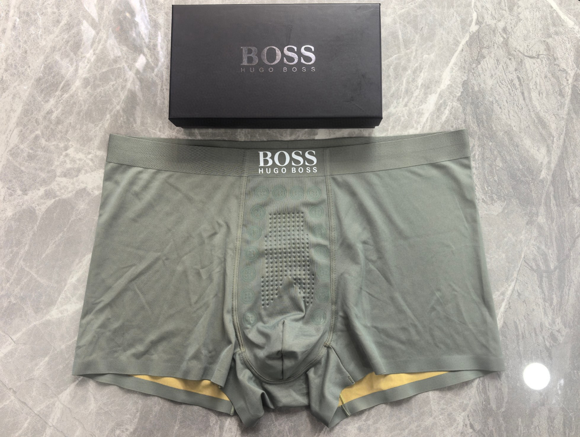 Трусы-боксеры мужские в стиле BOSS (набор 3 шт.)