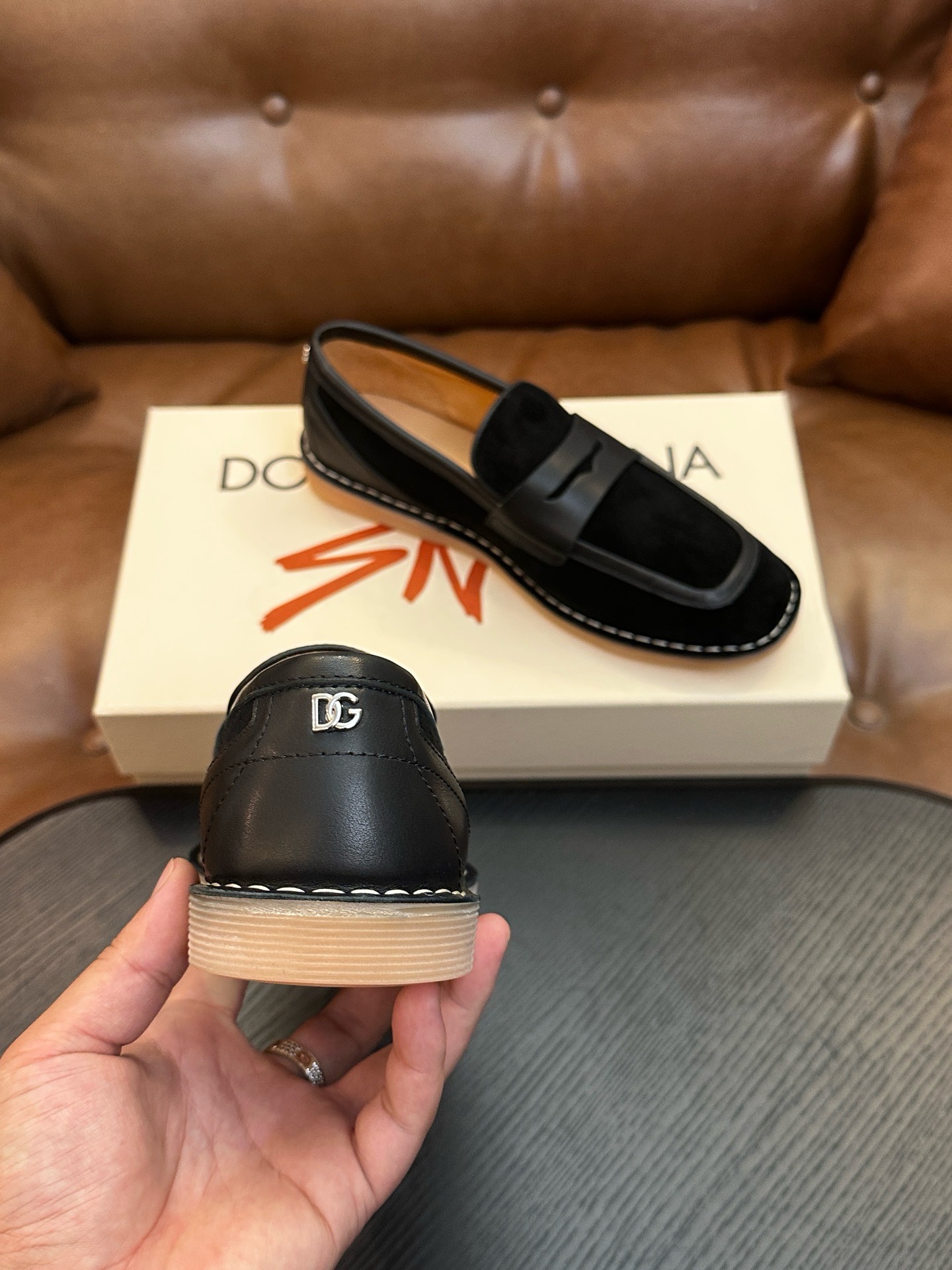 Лоферы мужские Dolce & Gabbana New Florio чёрного цвета