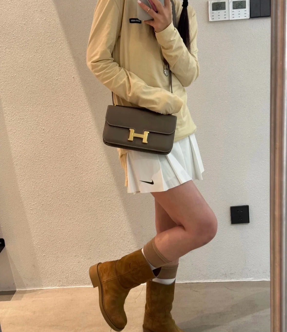 Полусапоги женские Chanel Western коричневого цвета